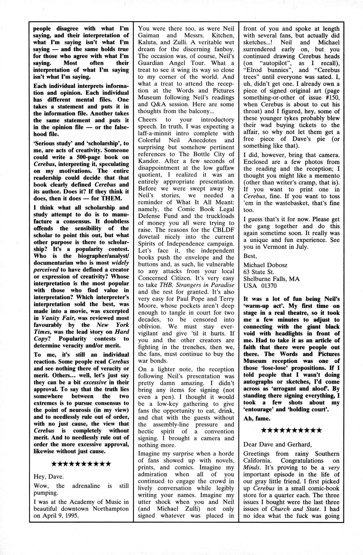 Read online Cerebus comic -  Issue #196 - 28