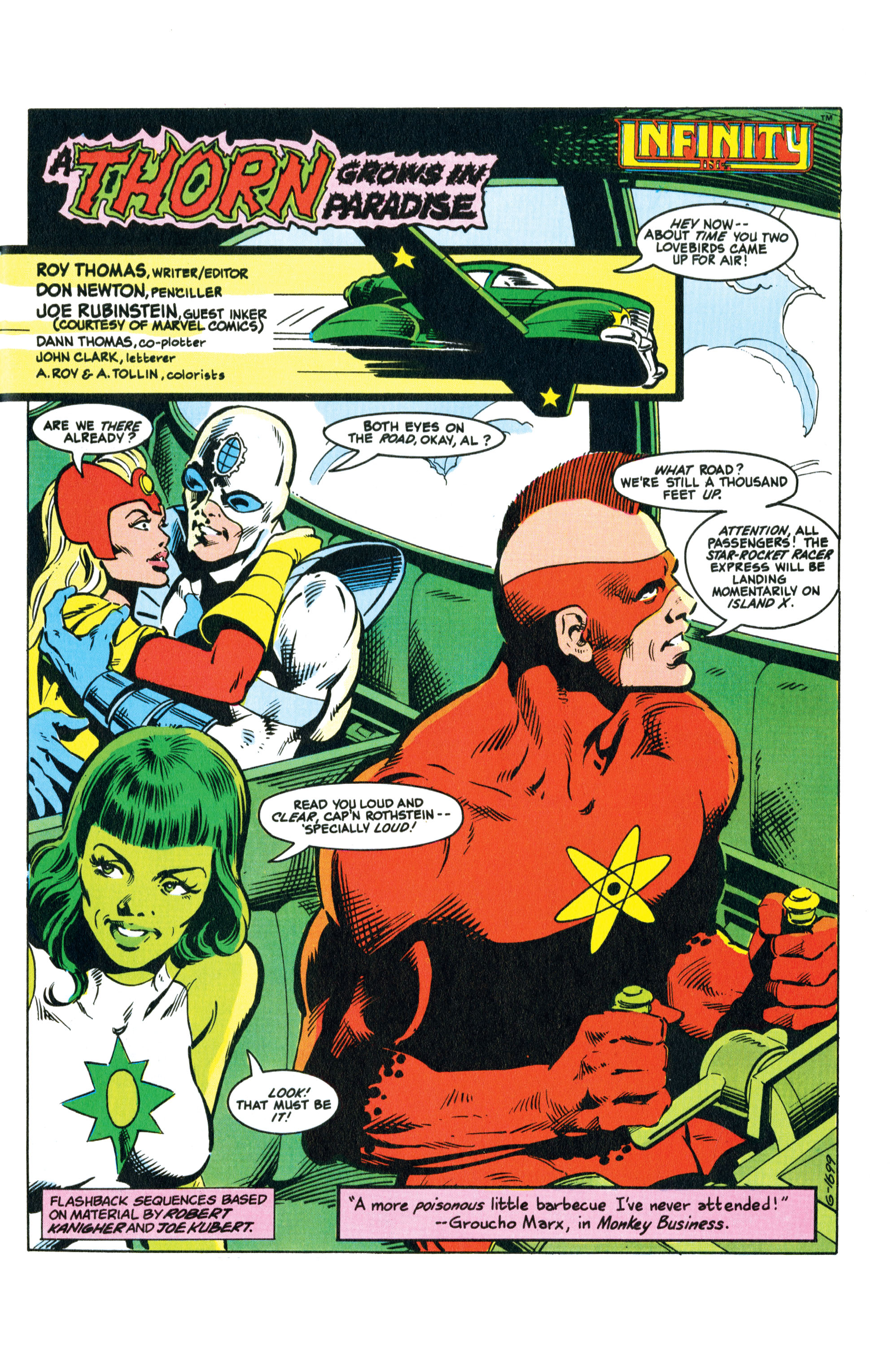 Read online Infinity Inc. (1984) comic -  Issue #13 - 2