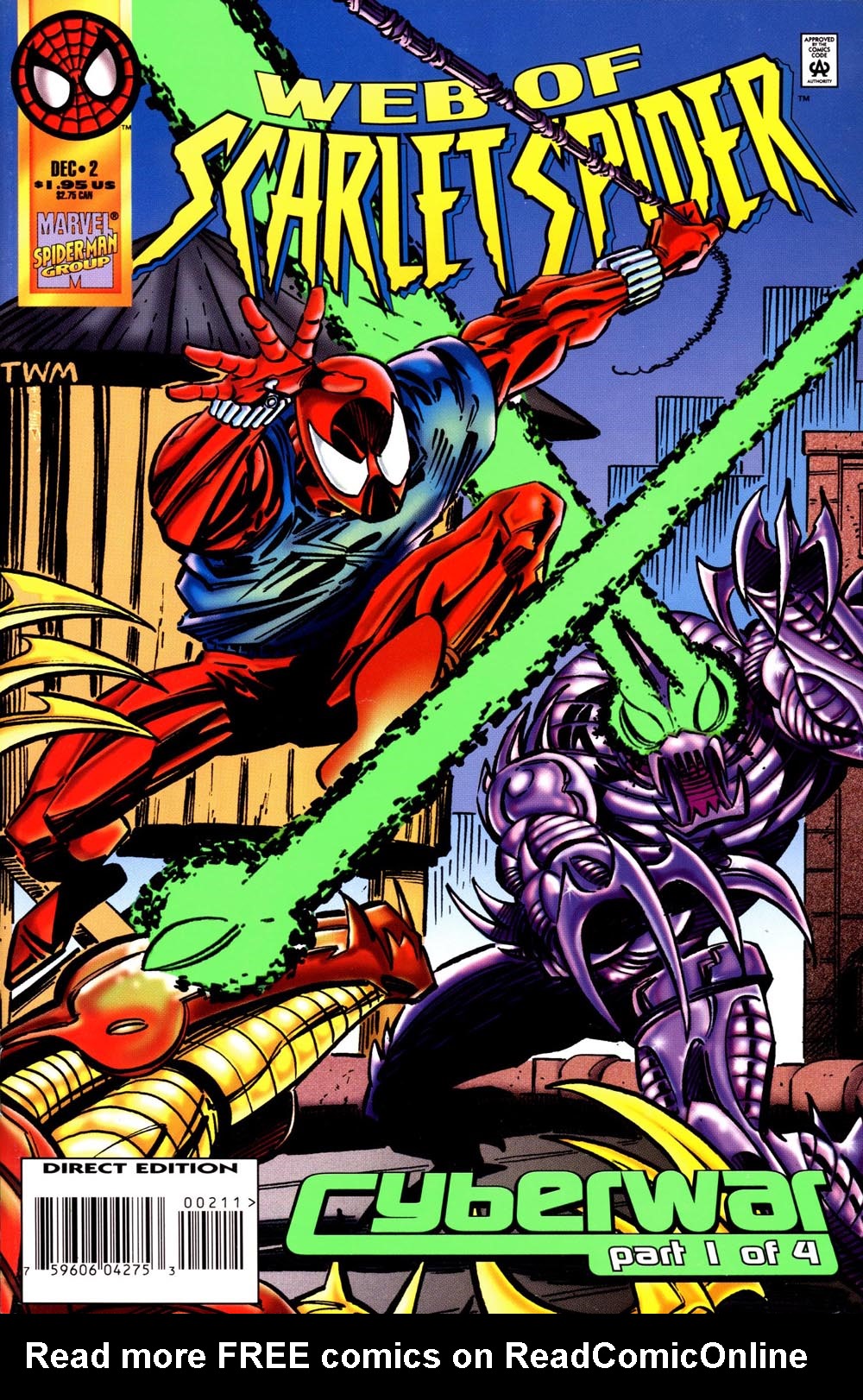 Read online Web of Scarlet Spider comic -  Issue #2 - 1