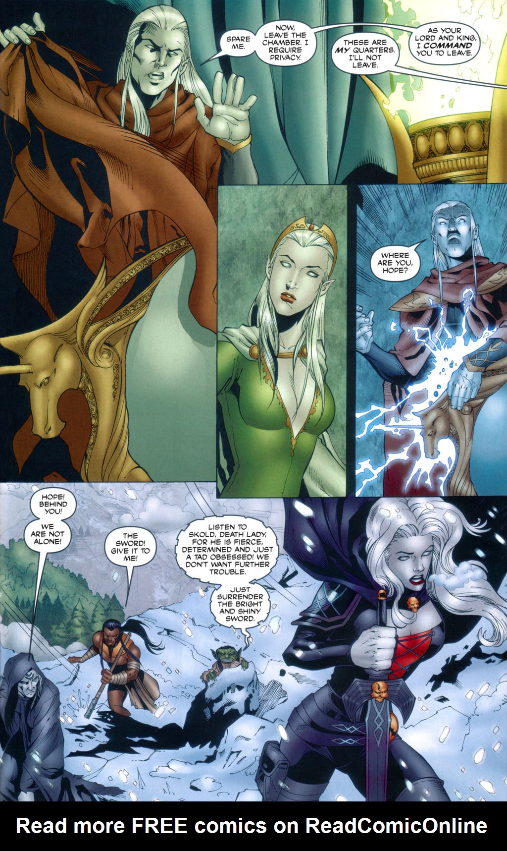 Read online Brian Pulido's Medieval Lady Death comic -  Issue #7 - 17