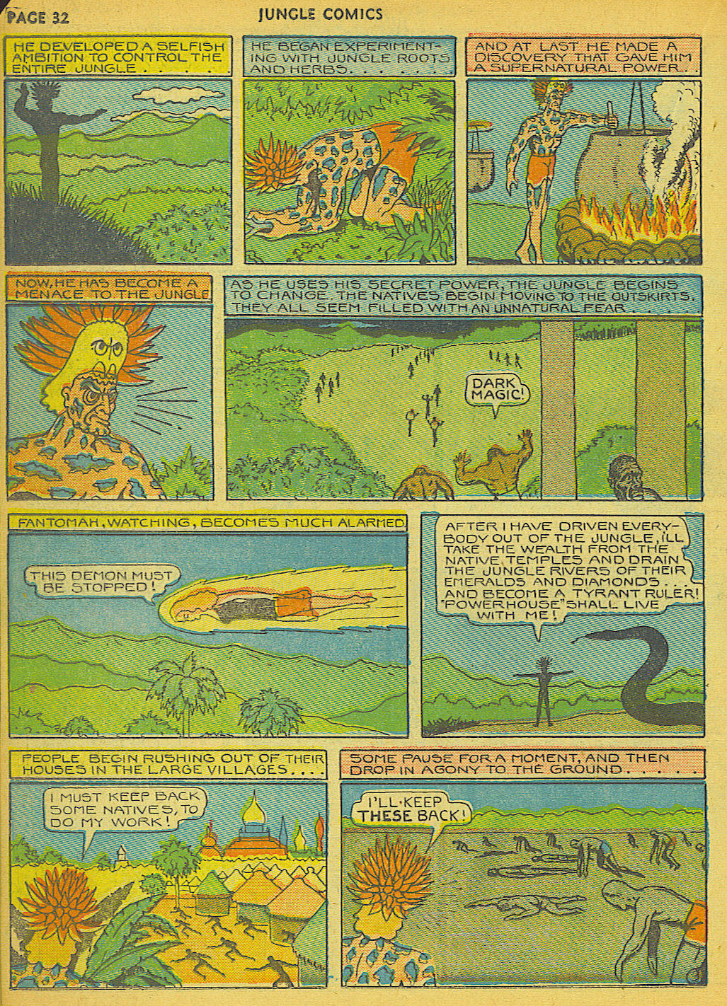 Read online Jungle Comics comic -  Issue #6 - 34