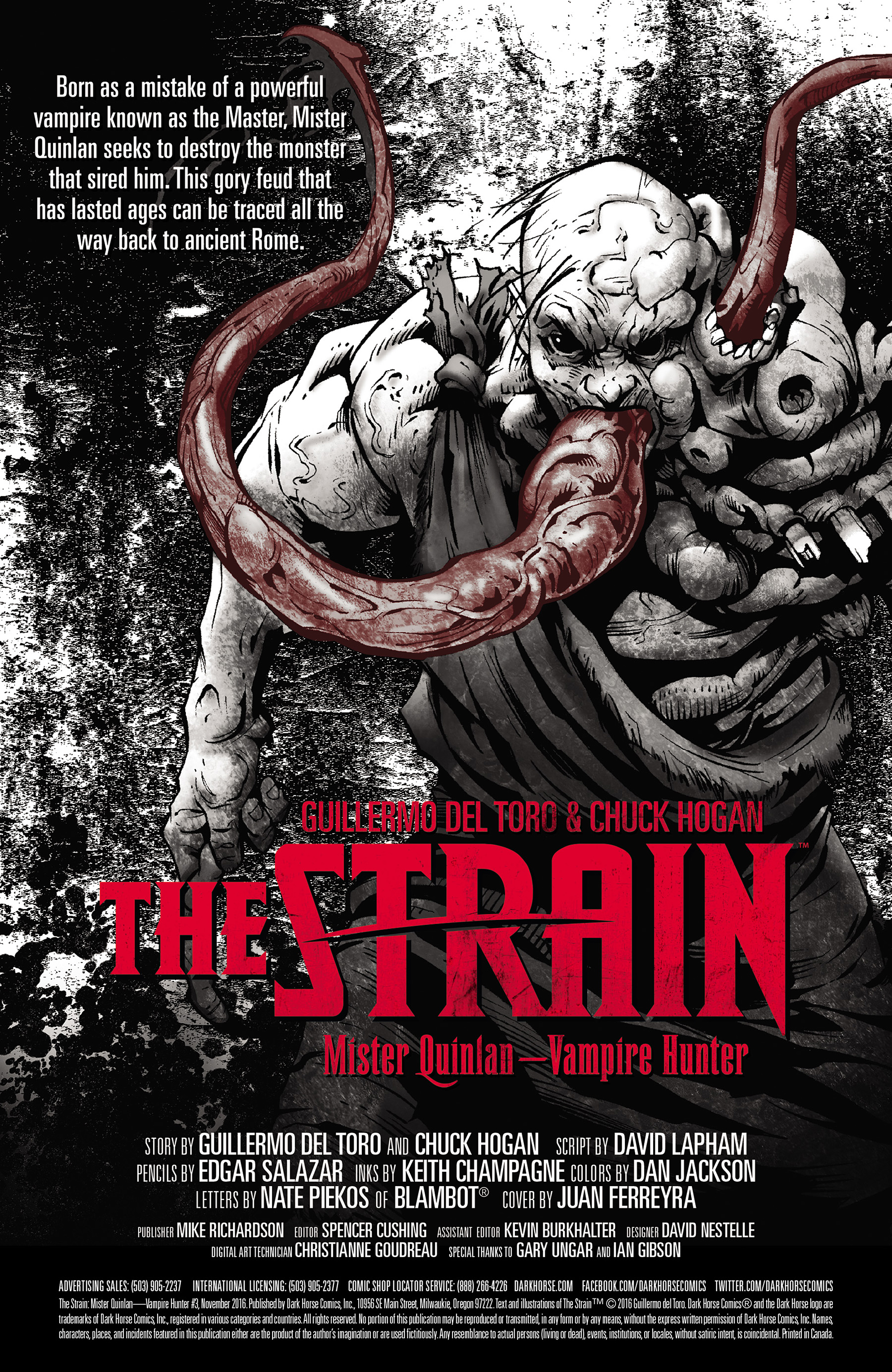 Read online The Strain: Mister Quinlan―Vampire Hunter comic -  Issue #3 - 2