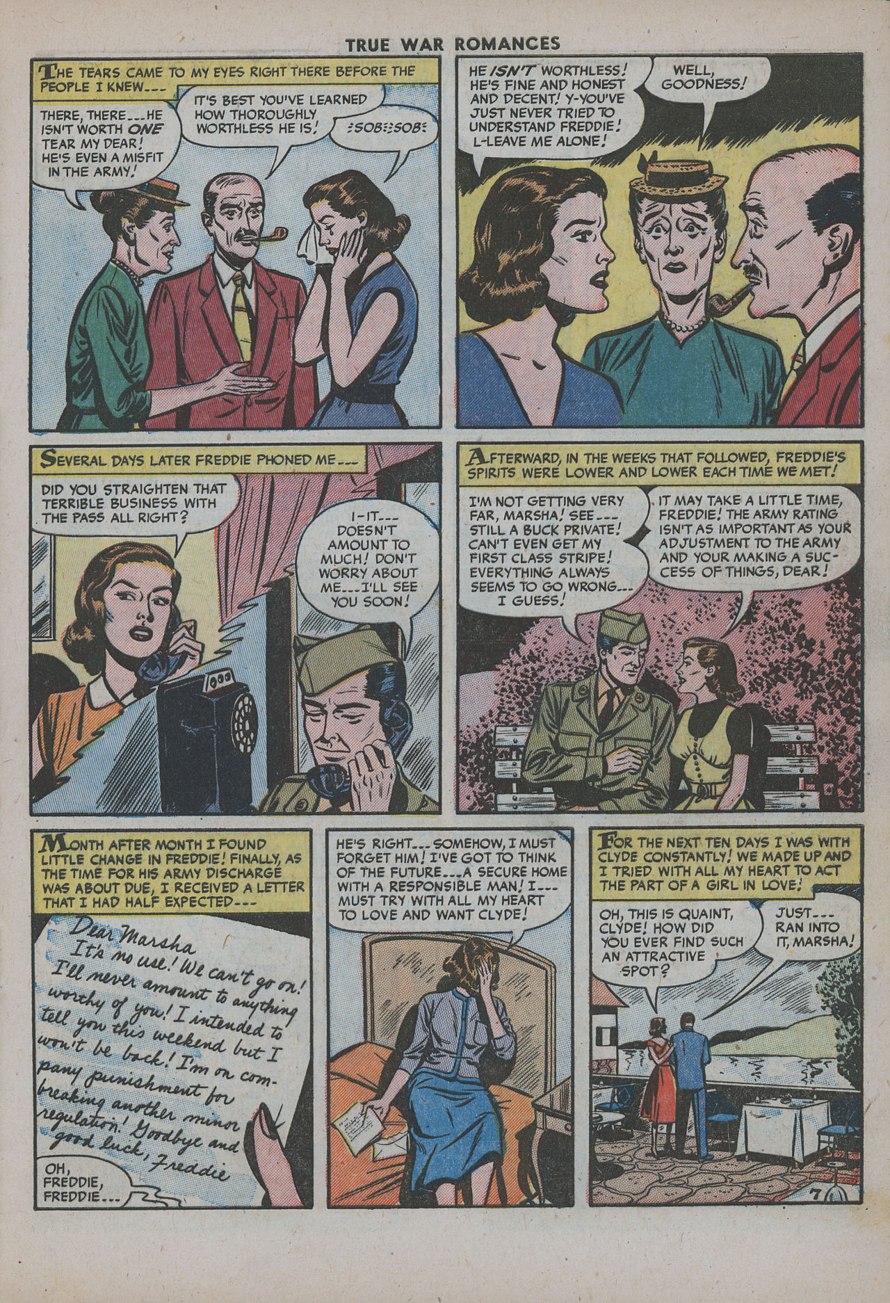 Read online True War Romances comic -  Issue #15 - 9
