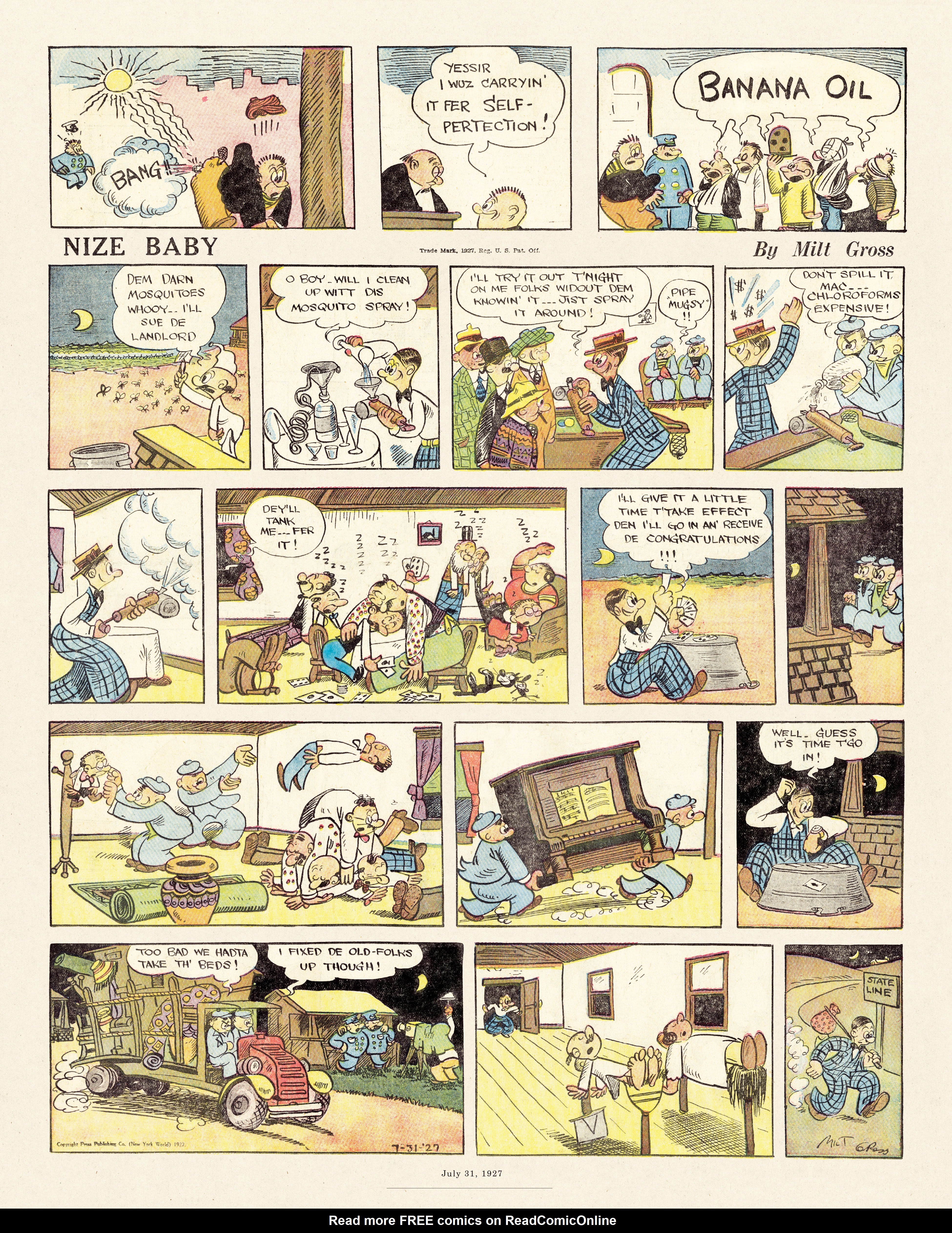 Read online Gross Exaggerations: The Meshuga Comic Strips of Milt Gross comic -  Issue # TPB - 43