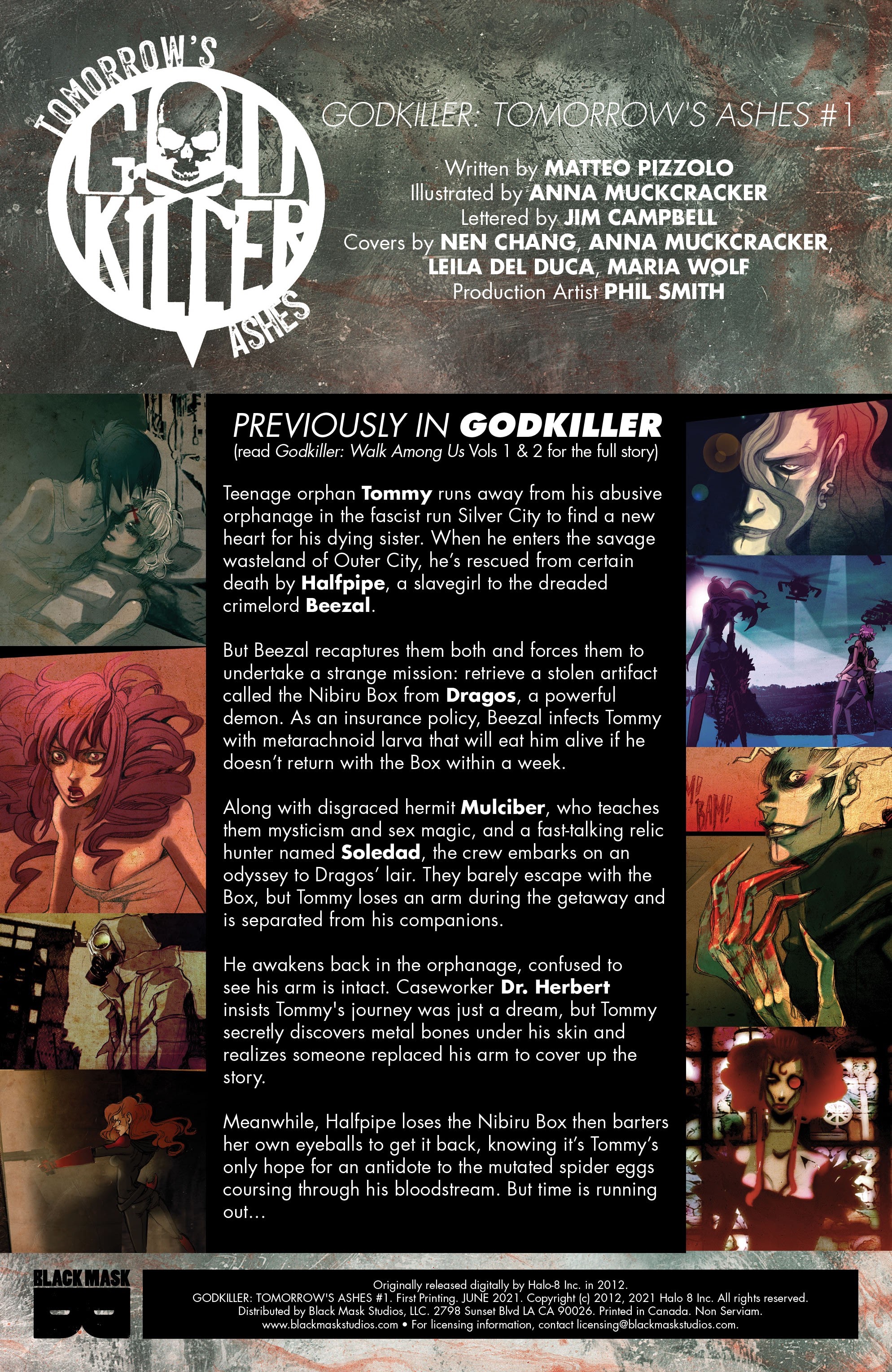 Read online Godkiller: Tomorrow's Ashes comic -  Issue #1 - 2