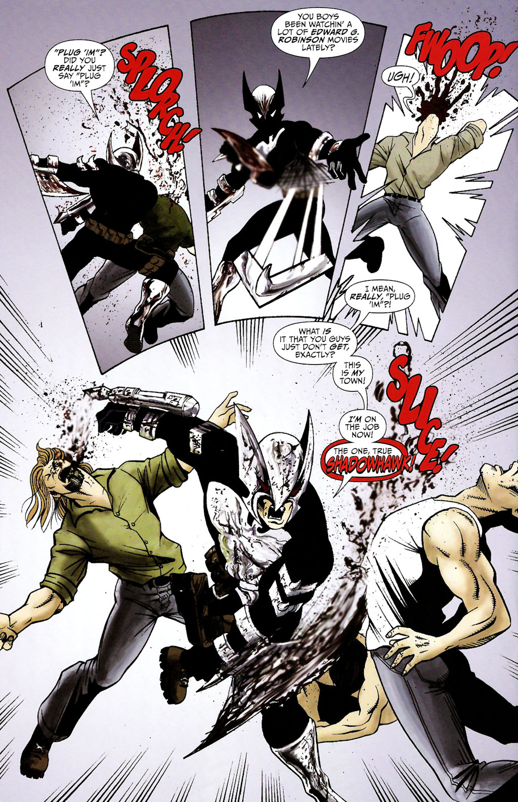 Read online ShadowHawk (2005) comic -  Issue #11 - 18