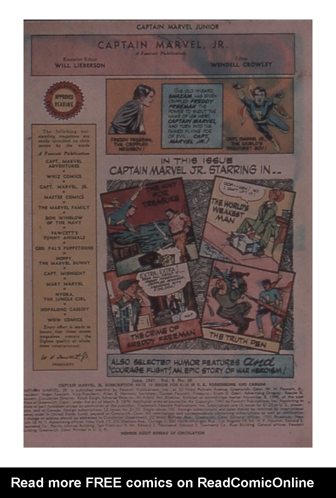 Read online Captain Marvel, Jr. comic -  Issue #50 - 3