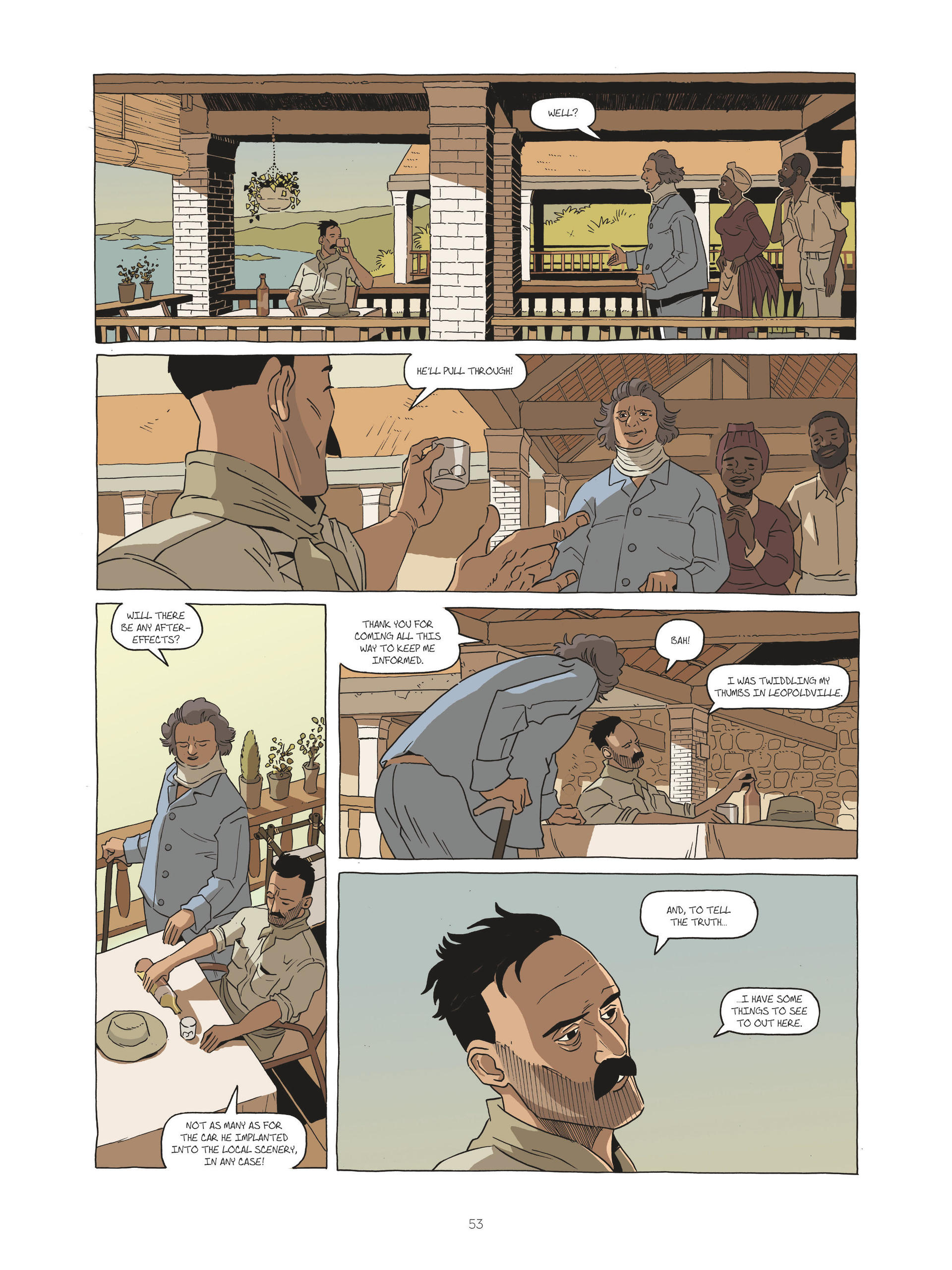 Read online Zidrou-Beuchot's African Trilogy comic -  Issue # TPB 2 - 53