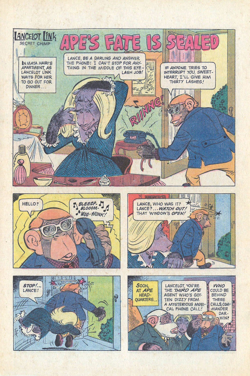 Read online Lancelot Link Secret Chimp comic -  Issue #3 - 27