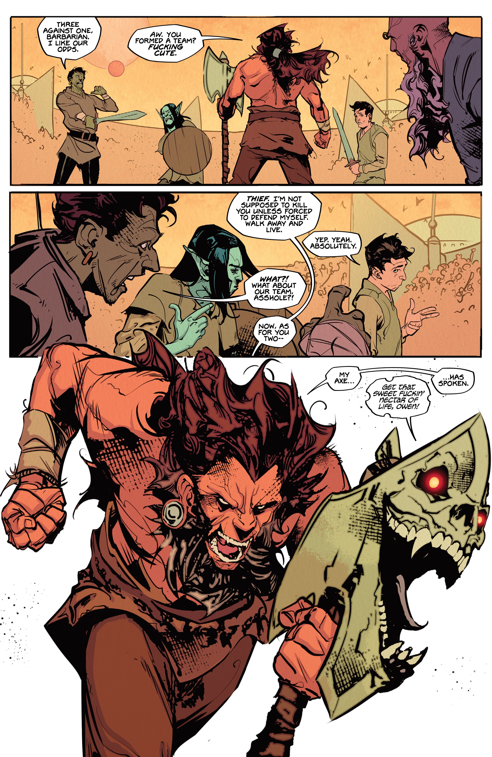 Read online Barbaric comic -  Issue #1 - 7