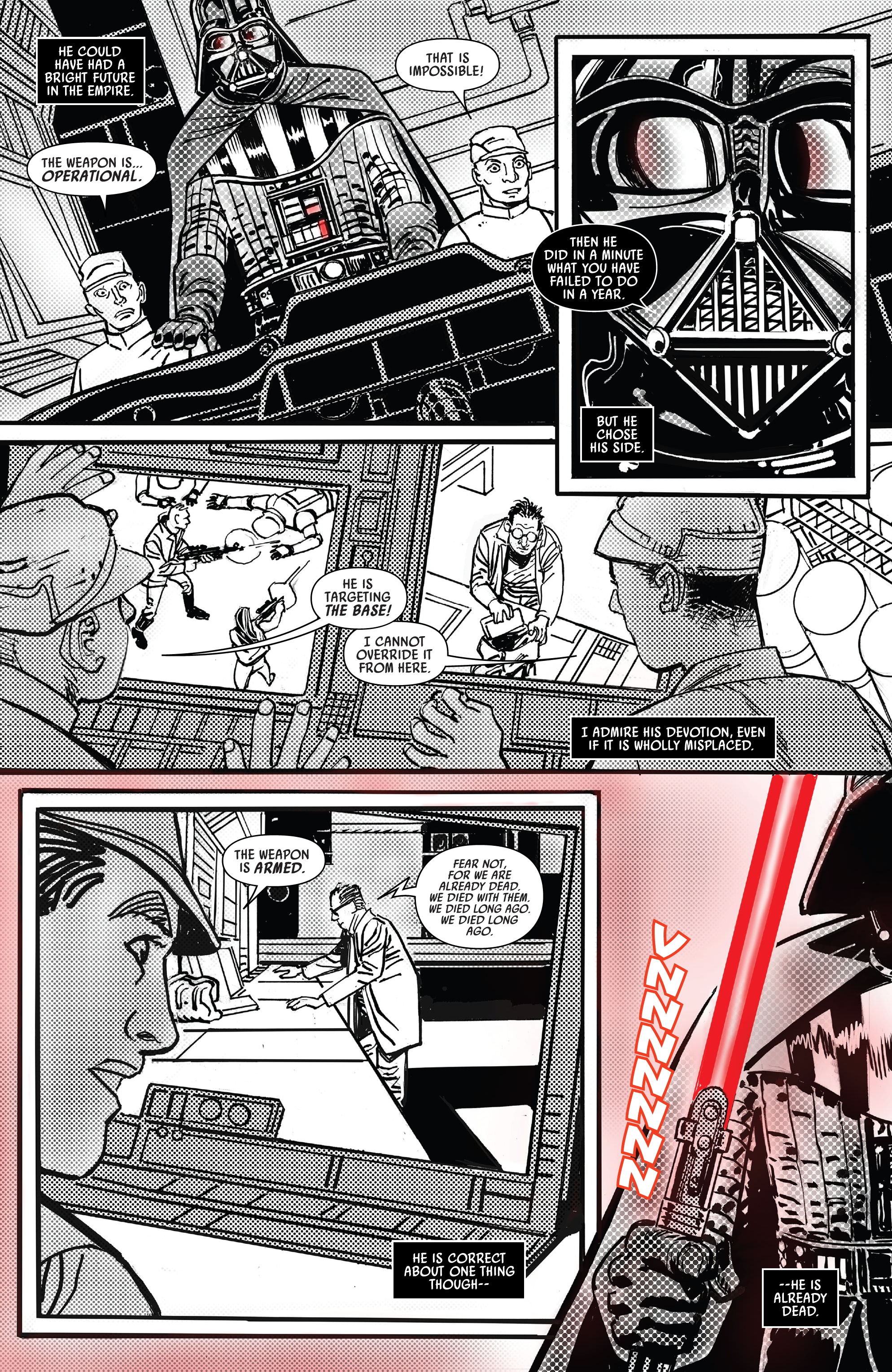 Read online Star Wars: Darth Vader - Black, White & Red comic -  Issue #1 - 30