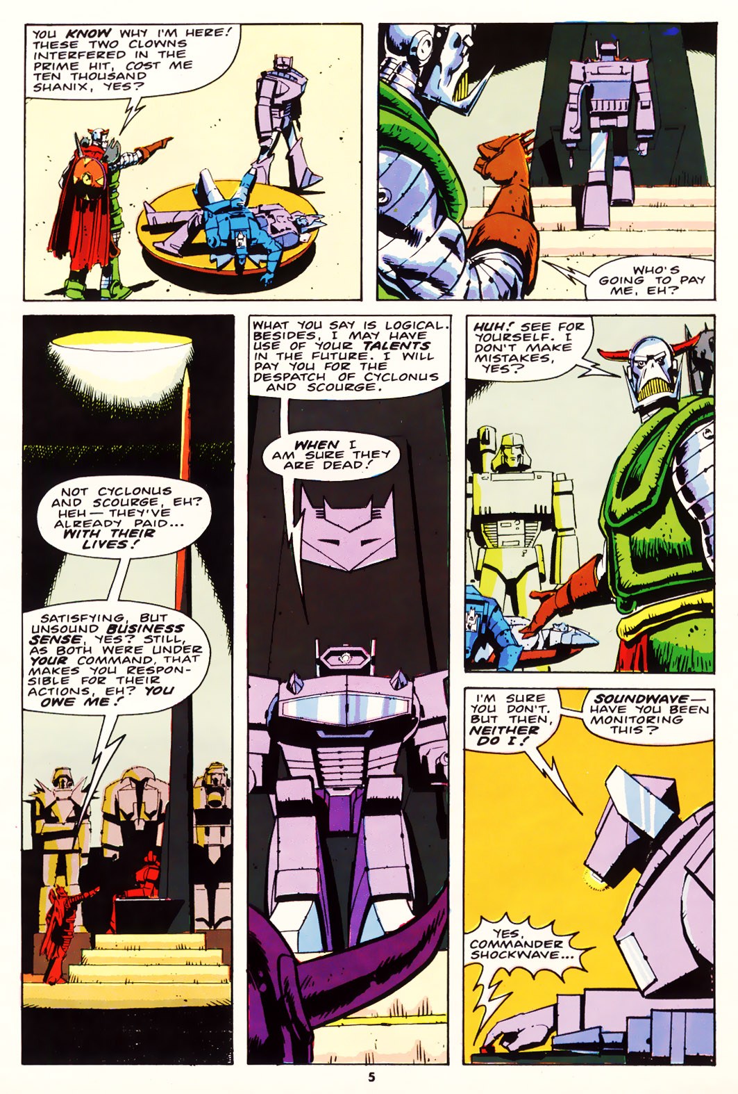Read online The Transformers (UK) comic -  Issue #147 - 5