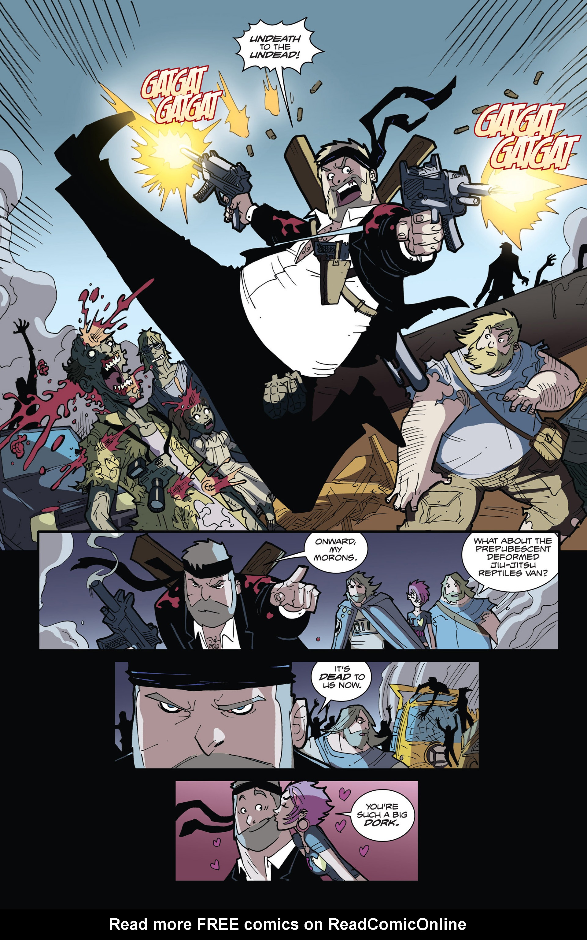 Read online Fanboys vs. Zombies comic -  Issue #11 - 21