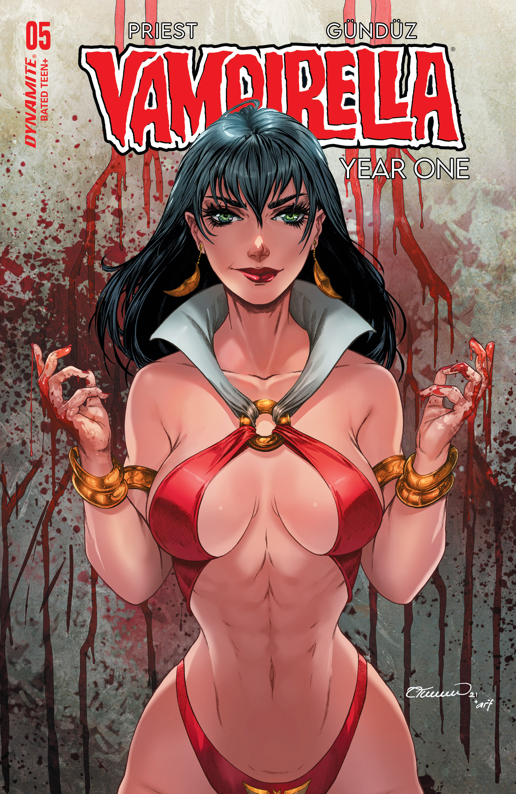 Read online Vampirella: Year One comic -  Issue #5 - 1
