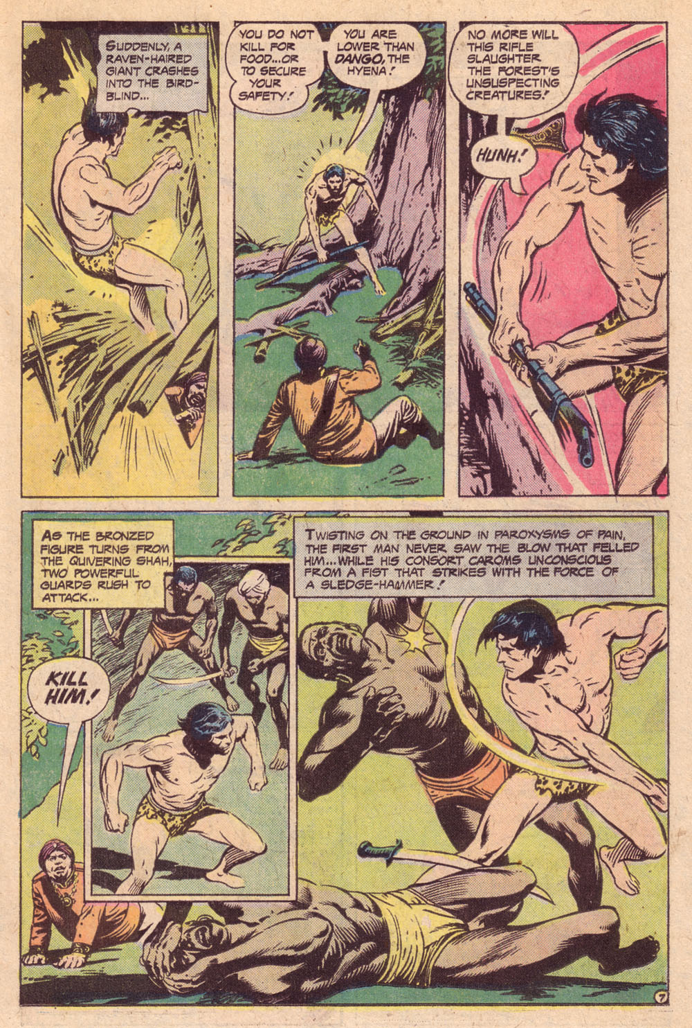 Read online Tarzan (1972) comic -  Issue #244 - 7