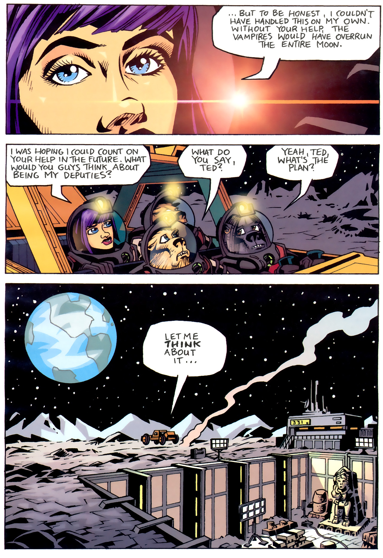 Read online Werewolves on the Moon: Versus Vampires comic -  Issue #3 - 26