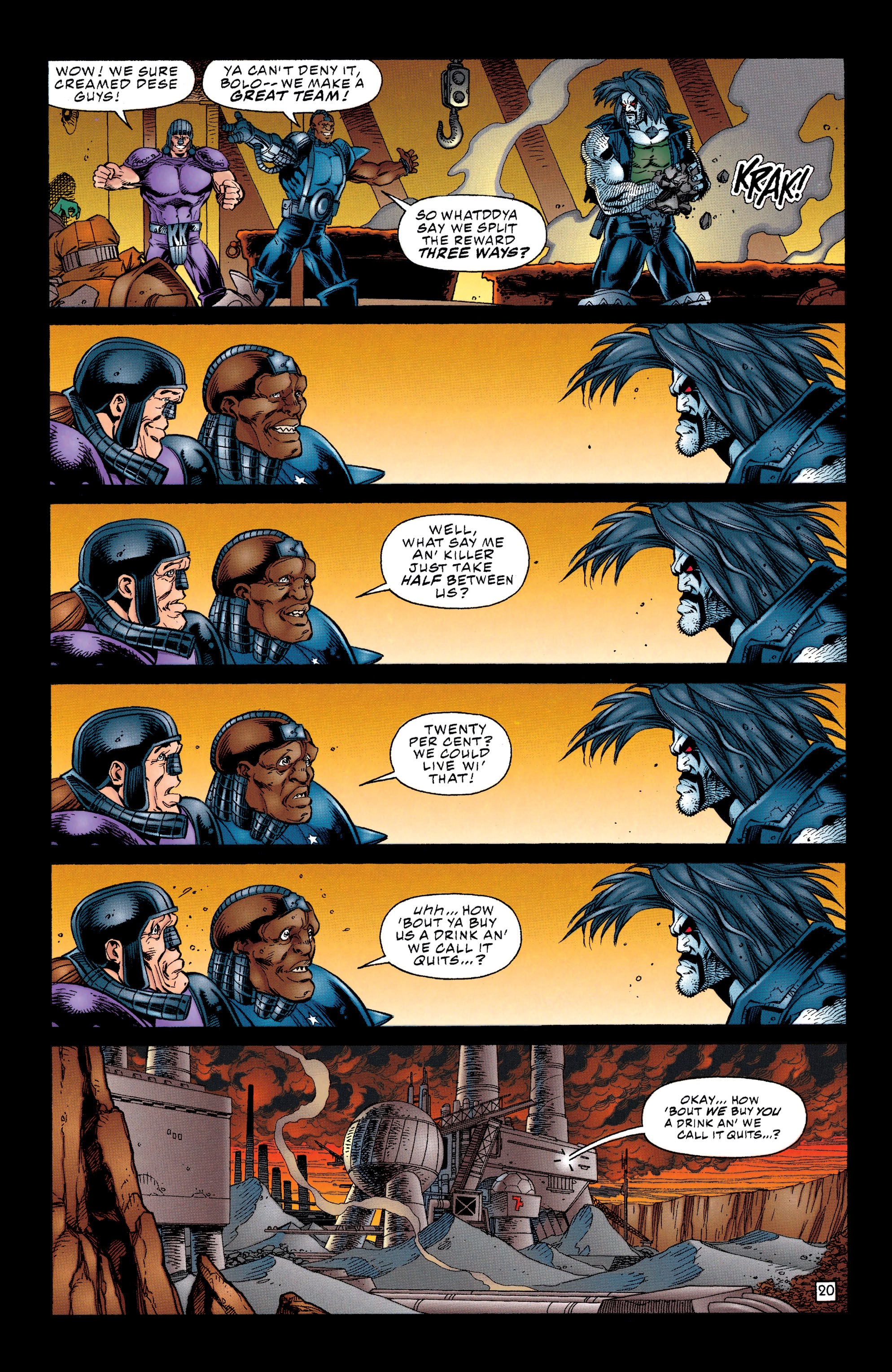 Read online Lobo (1993) comic -  Issue #14 - 21