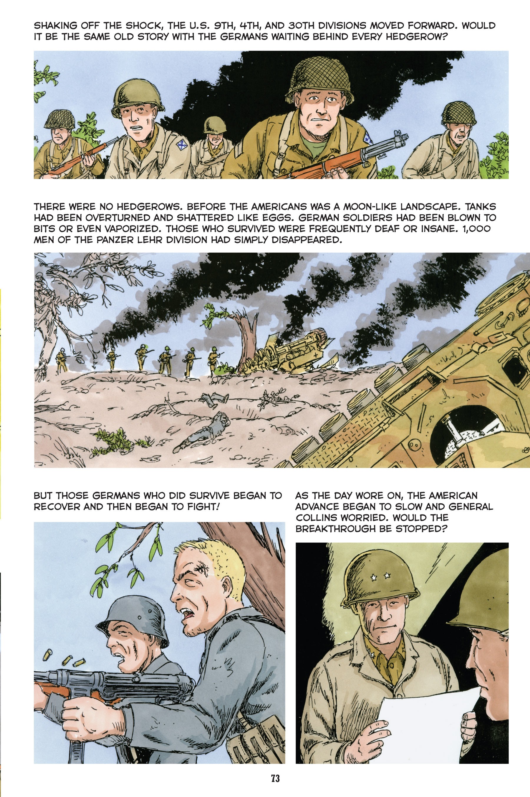Read online Normandy: A Graphic History of D-Day, the Allied Invasion of Hitler's Fortress Europe comic -  Issue # TPB - 74