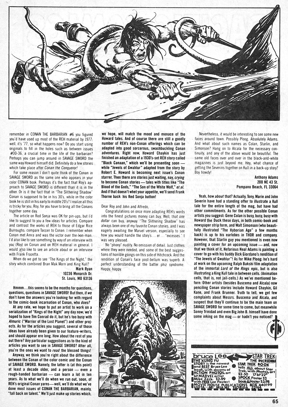 Read online The Savage Sword Of Conan comic -  Issue #24 - 63