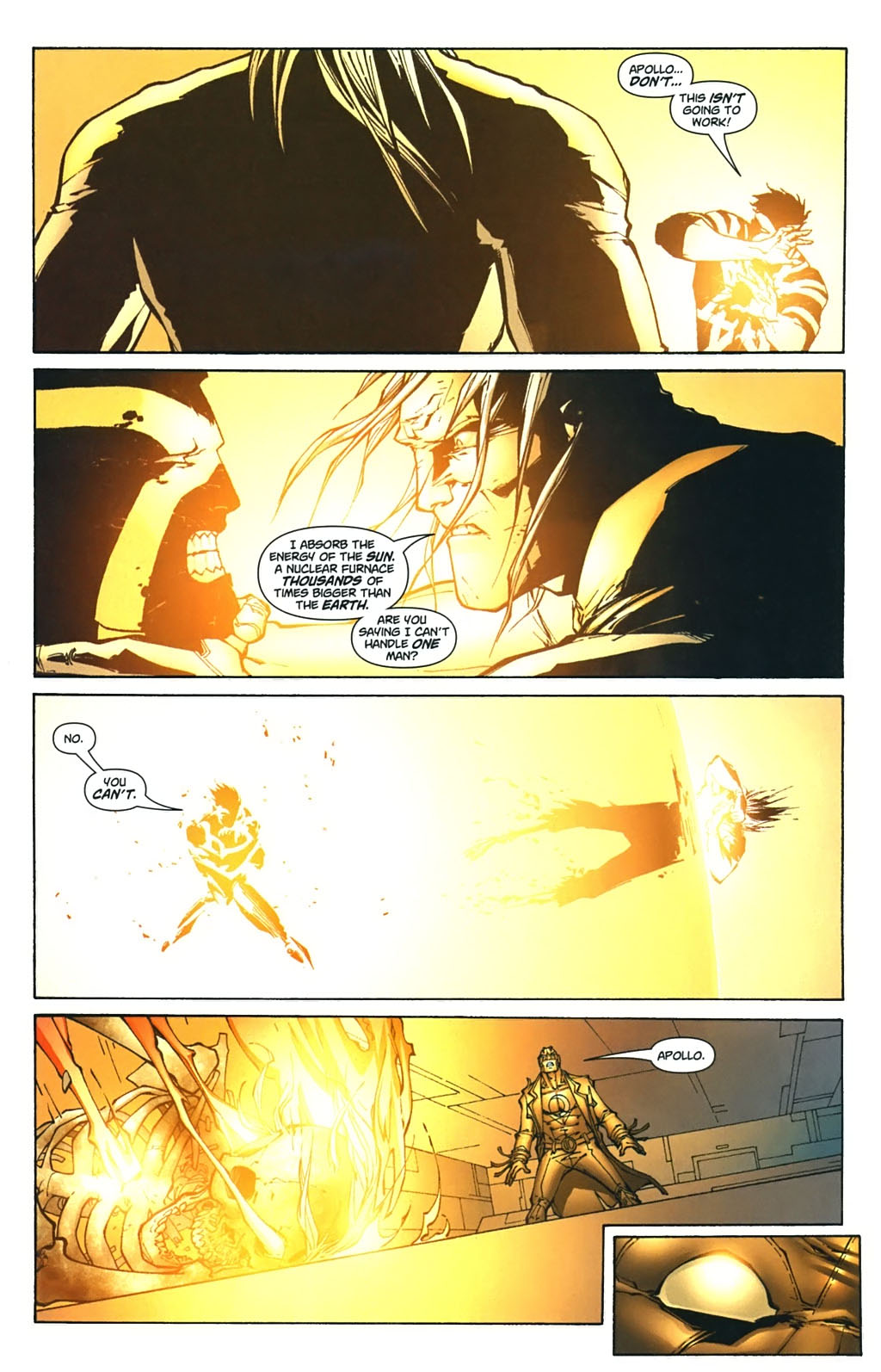 Read online Captain Atom: Armageddon comic -  Issue #9 - 9