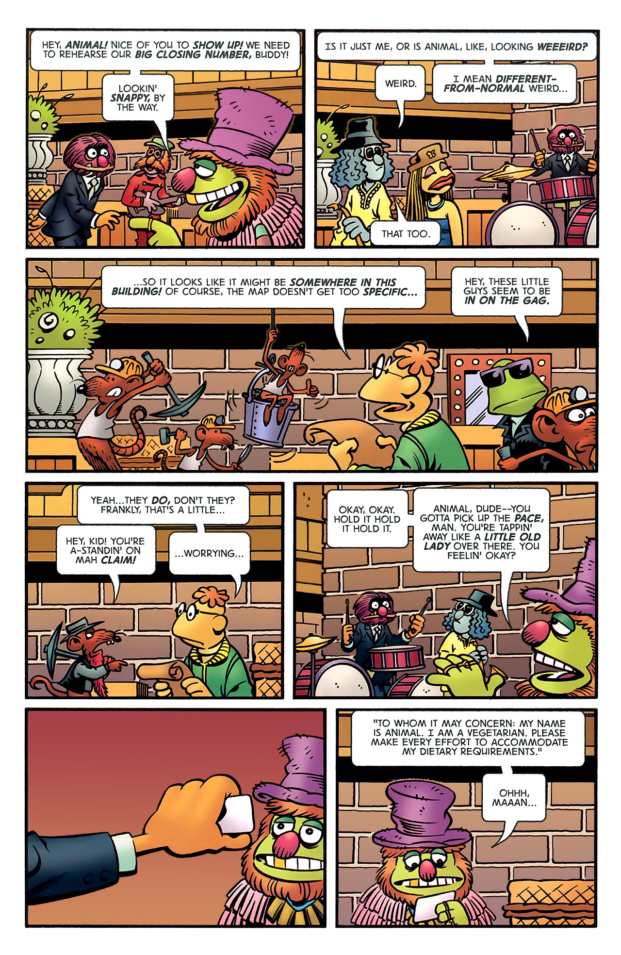 Read online The Muppet Show: The Treasure of Peg-Leg Wilson comic -  Issue #1 - 6