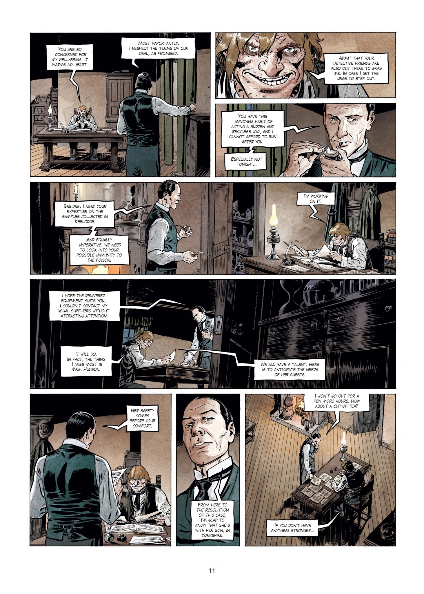 Read online Sherlock Holmes Society comic -  Issue #3 - 11