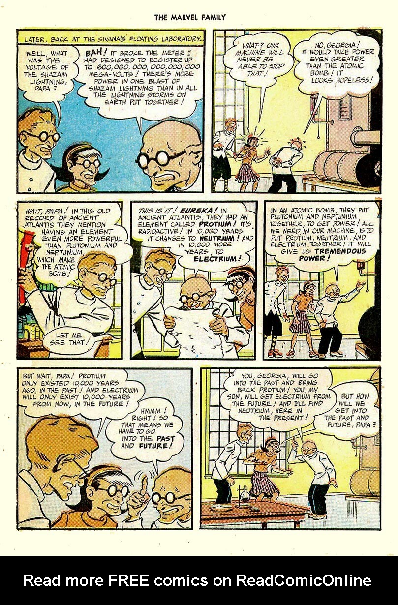 Read online The Marvel Family comic -  Issue #10 - 8