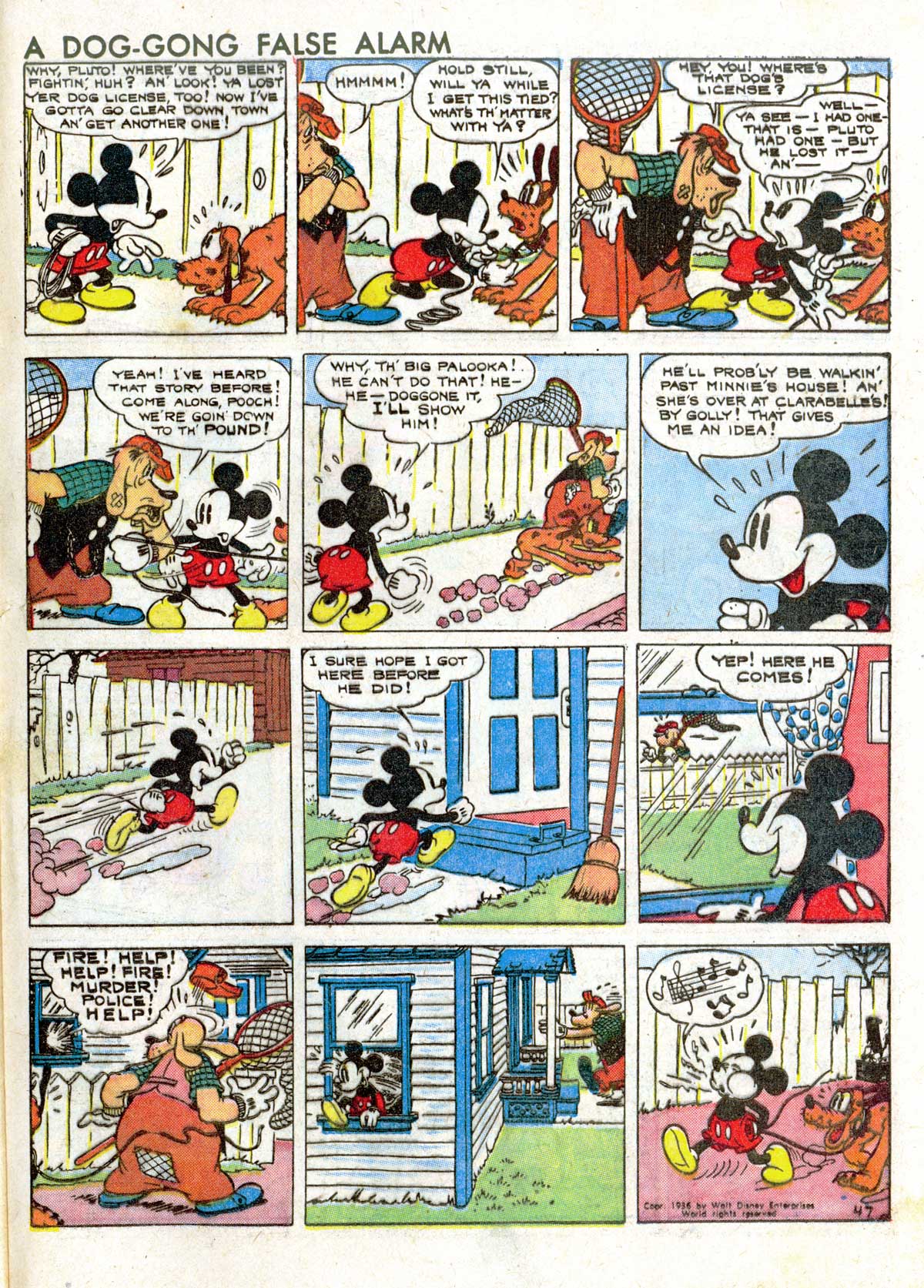 Read online Walt Disney's Comics and Stories comic -  Issue #3 - 57