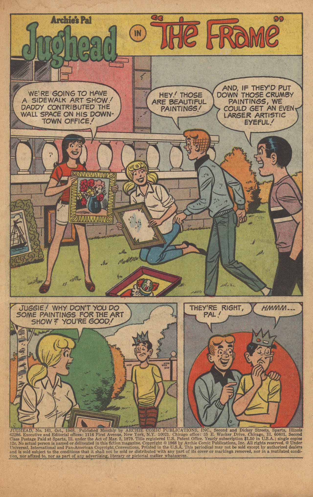 Read online Jughead (1965) comic -  Issue #161 - 3