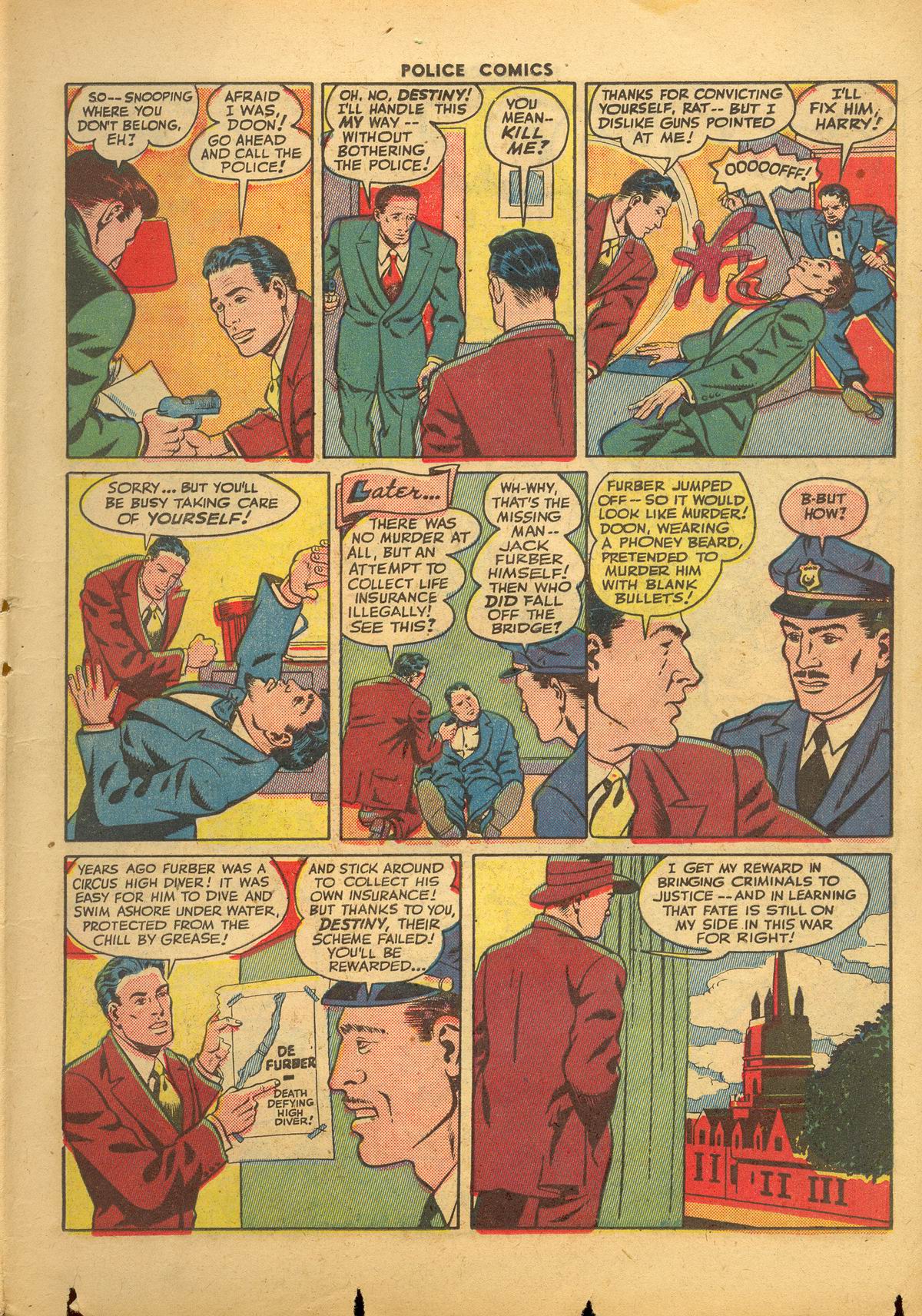 Read online Police Comics comic -  Issue #33 - 23