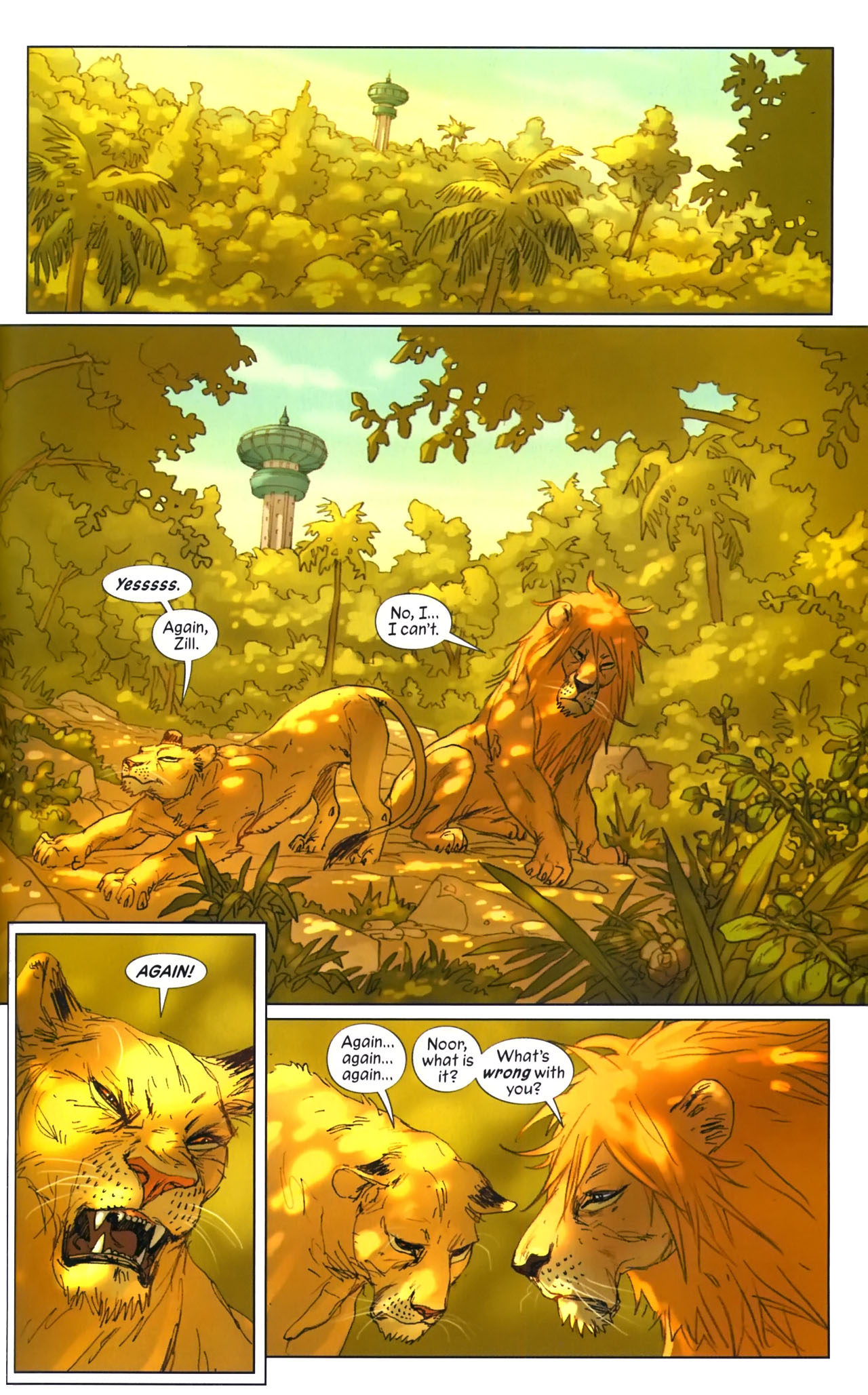Read online Pride of Baghdad comic -  Issue # Full - 58
