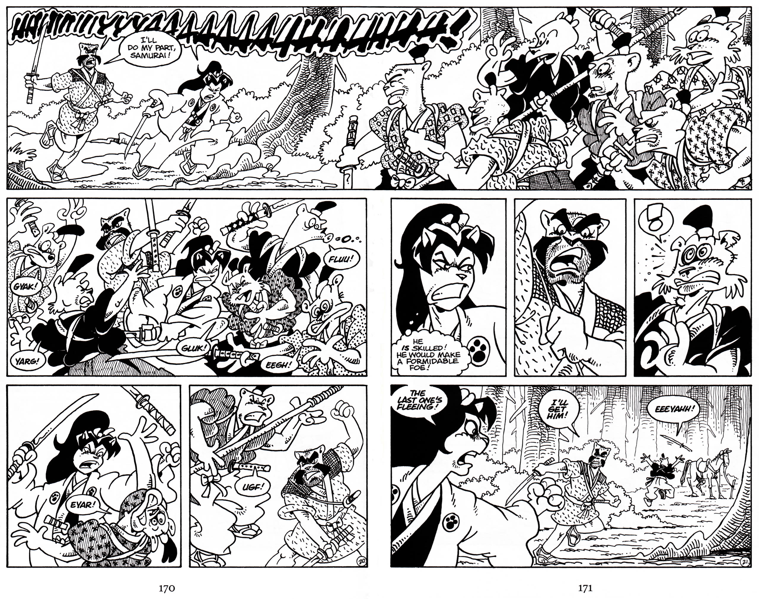 Read online Usagi Yojimbo (1996) comic -  Issue #19 - 21