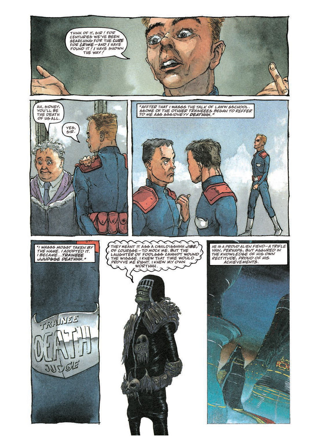 Read online Judge Death comic -  Issue # TPB Young Death - Boyhood of a Superfiend - 51