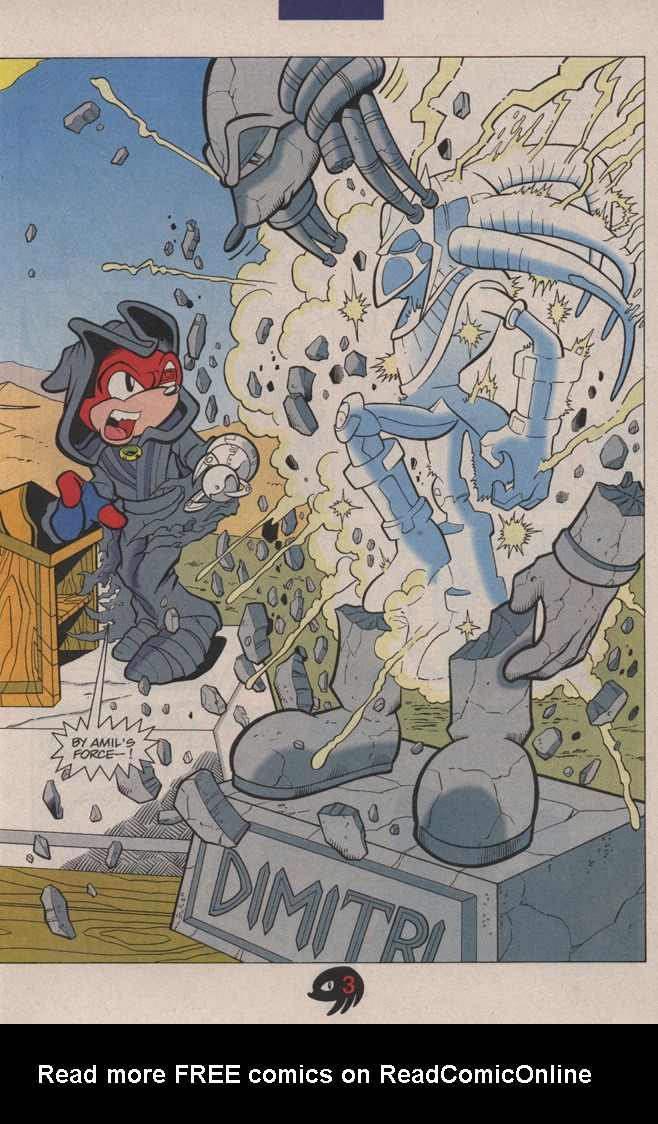 Read online Knuckles the Echidna comic -  Issue #7 - 7