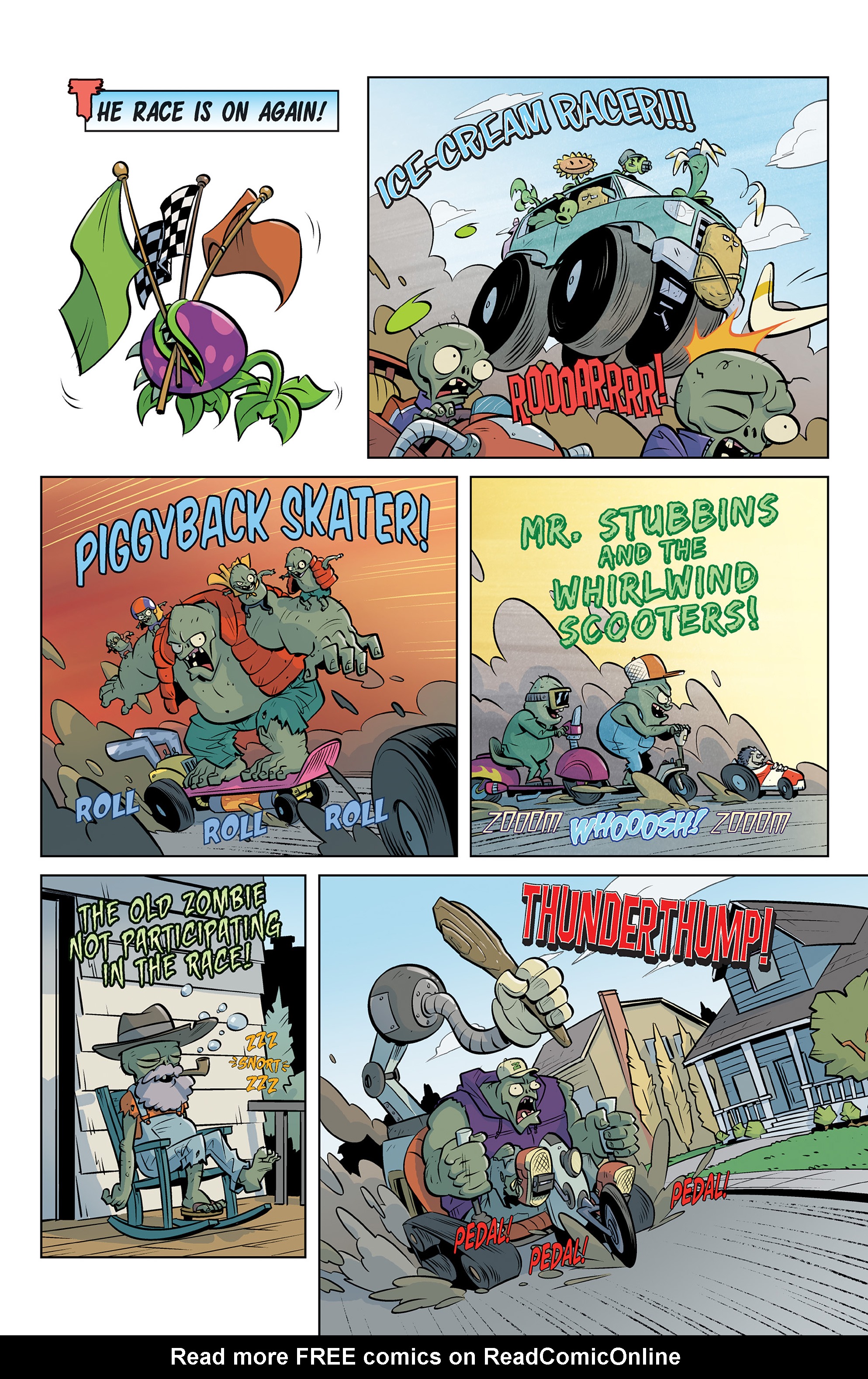 Read online Plants vs. Zombies: Petal to the Metal comic -  Issue #9 - 7