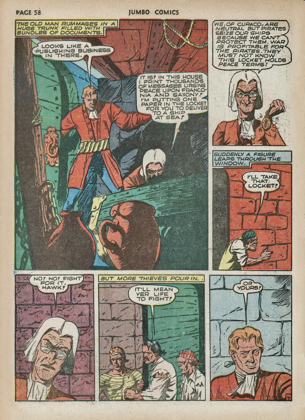 Read online Jumbo Comics comic -  Issue #31 - 60