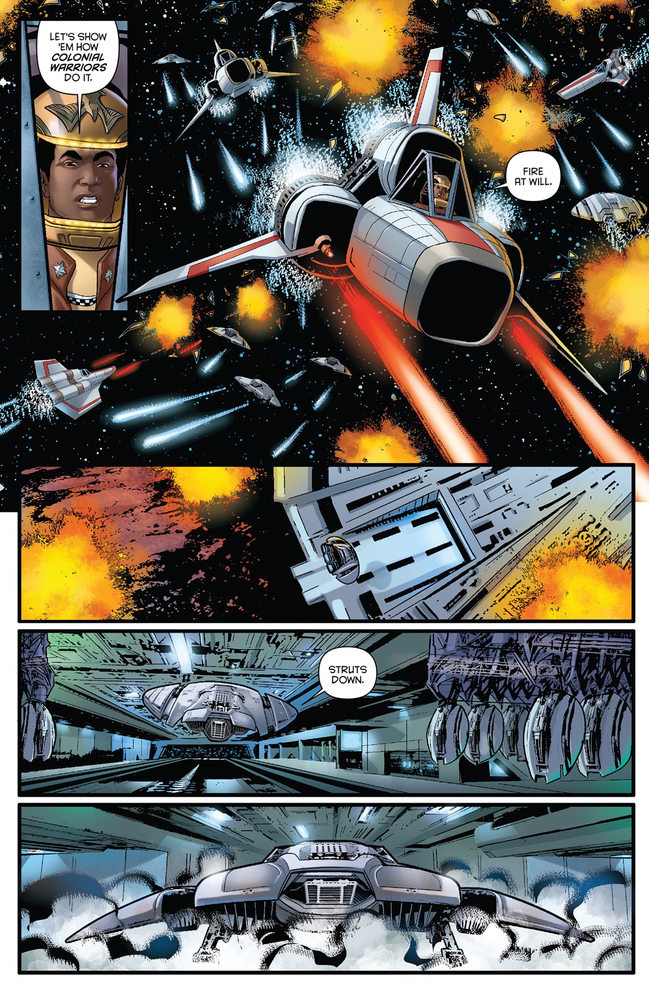 Read online Classic Battlestar Galactica: The Death of Apollo comic -  Issue #3 - 22