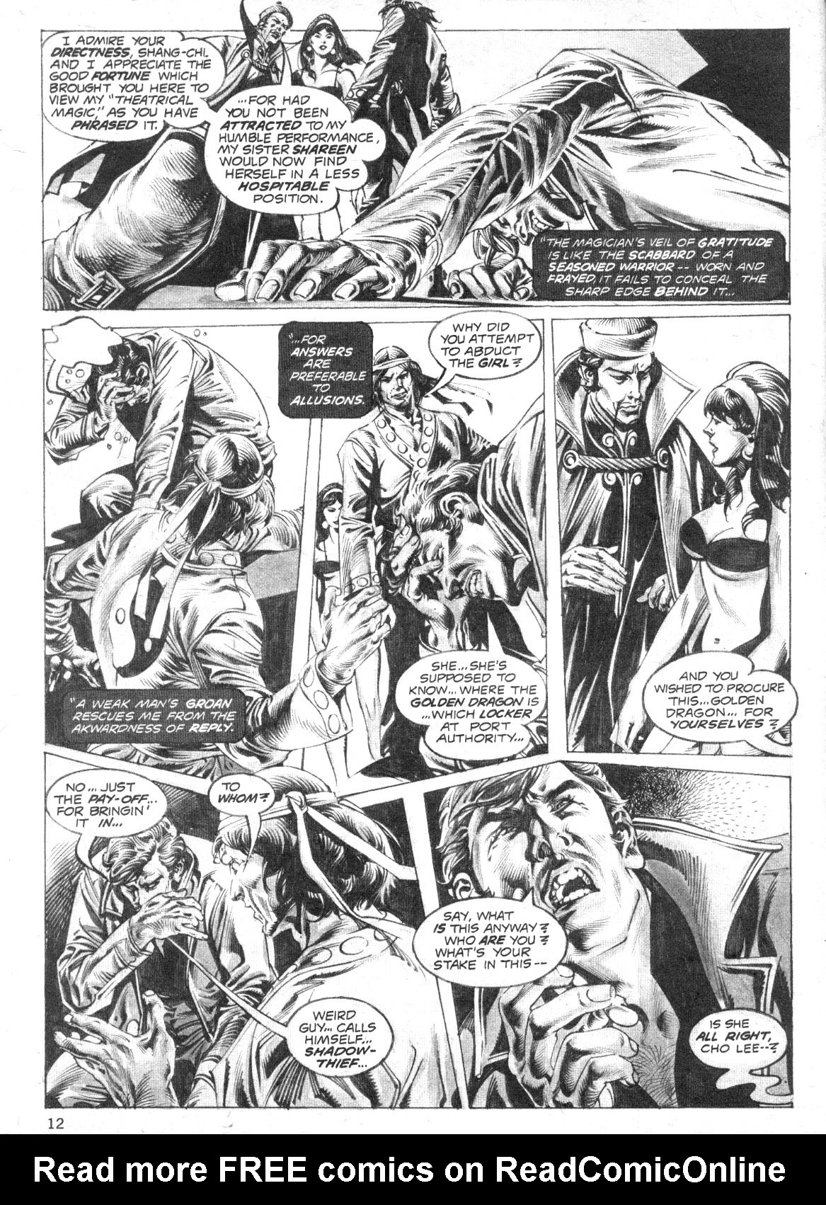 Read online The Deadly Hands of Kung Fu comic -  Issue #12 - 12