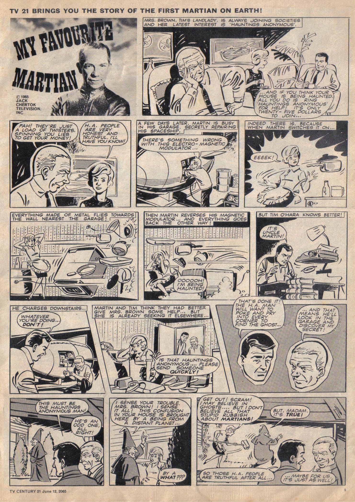 Read online TV Century 21 (TV 21) comic -  Issue #21 - 9