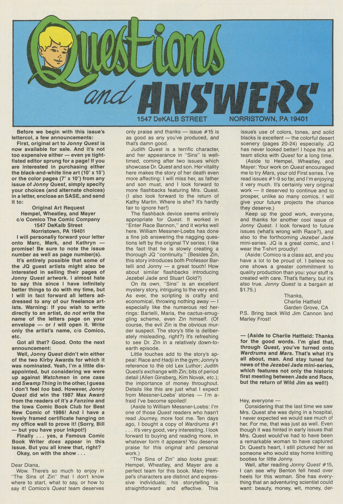Read online Jonny Quest comic -  Issue #20 - 14
