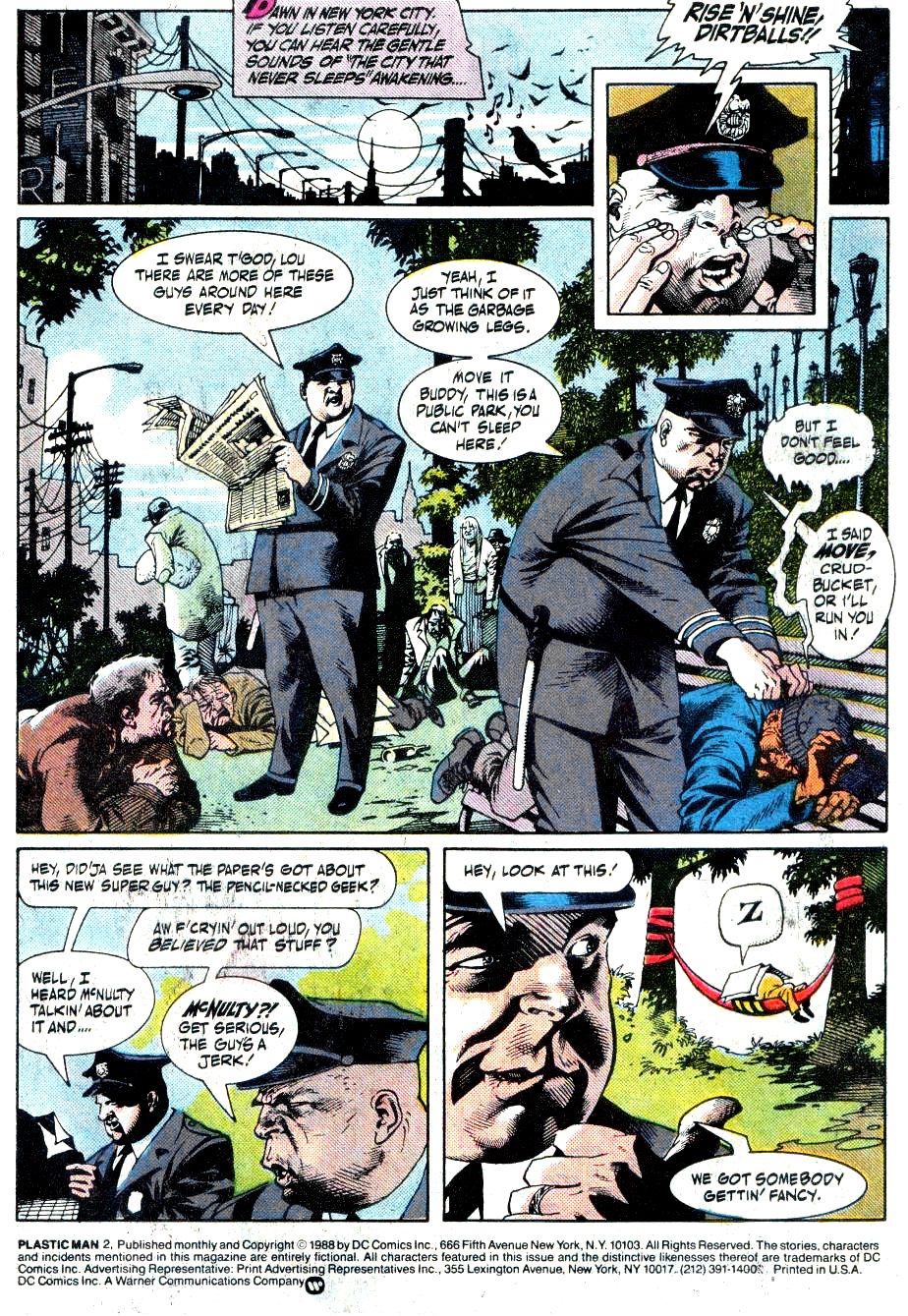 Read online Plastic Man (1988) comic -  Issue #2 - 2
