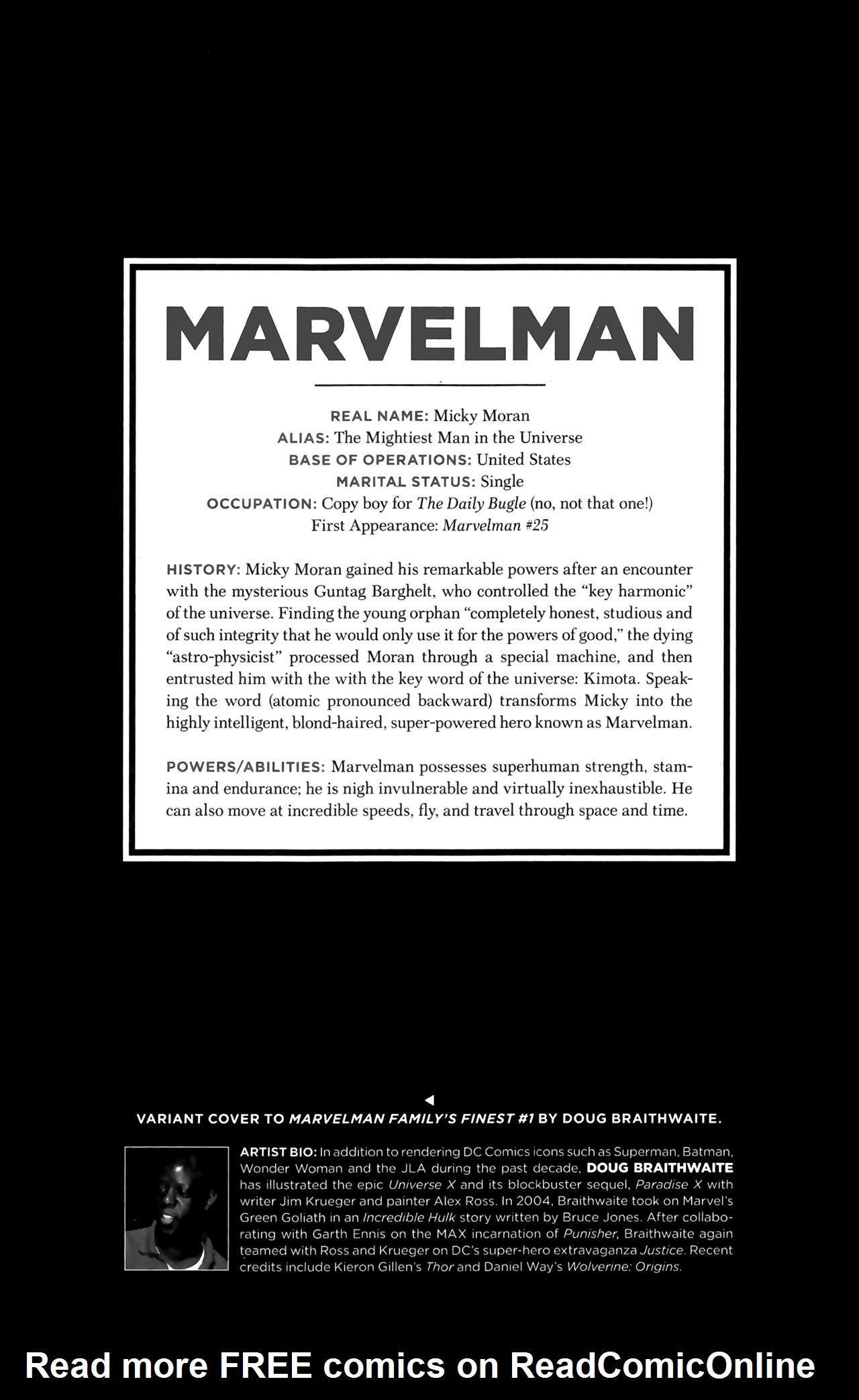 Read online Marvelman Family's Finest comic -  Issue #1 - 43
