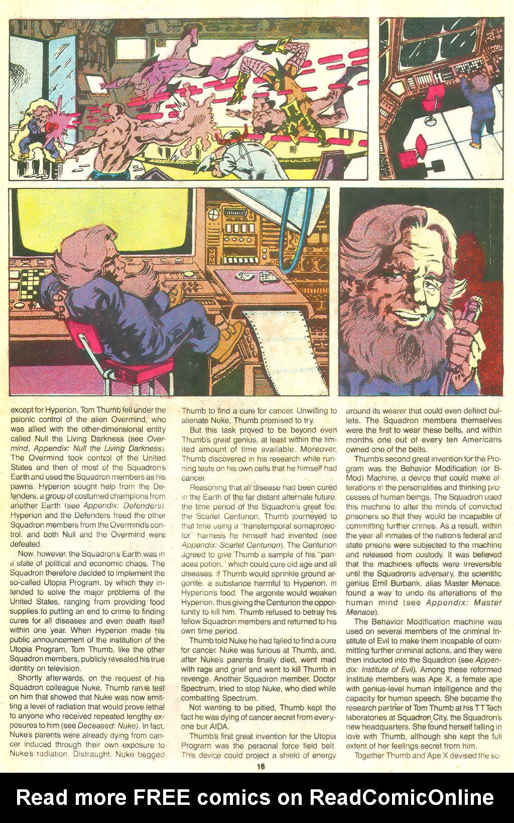 Read online The Official Handbook of the Marvel Universe Deluxe Edition comic -  Issue #20 - 18