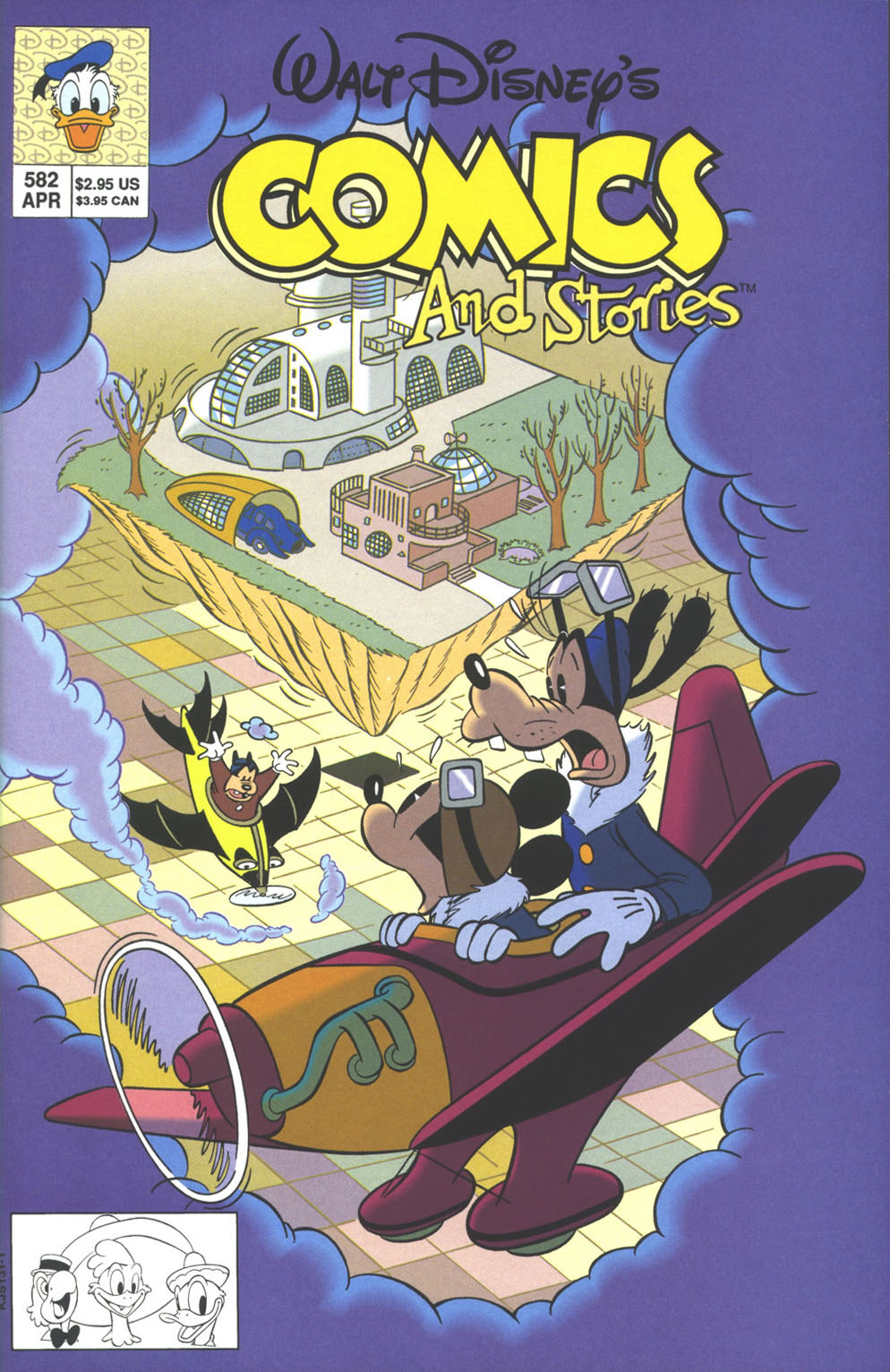 Read online Walt Disney's Comics and Stories comic -  Issue #582 - 1