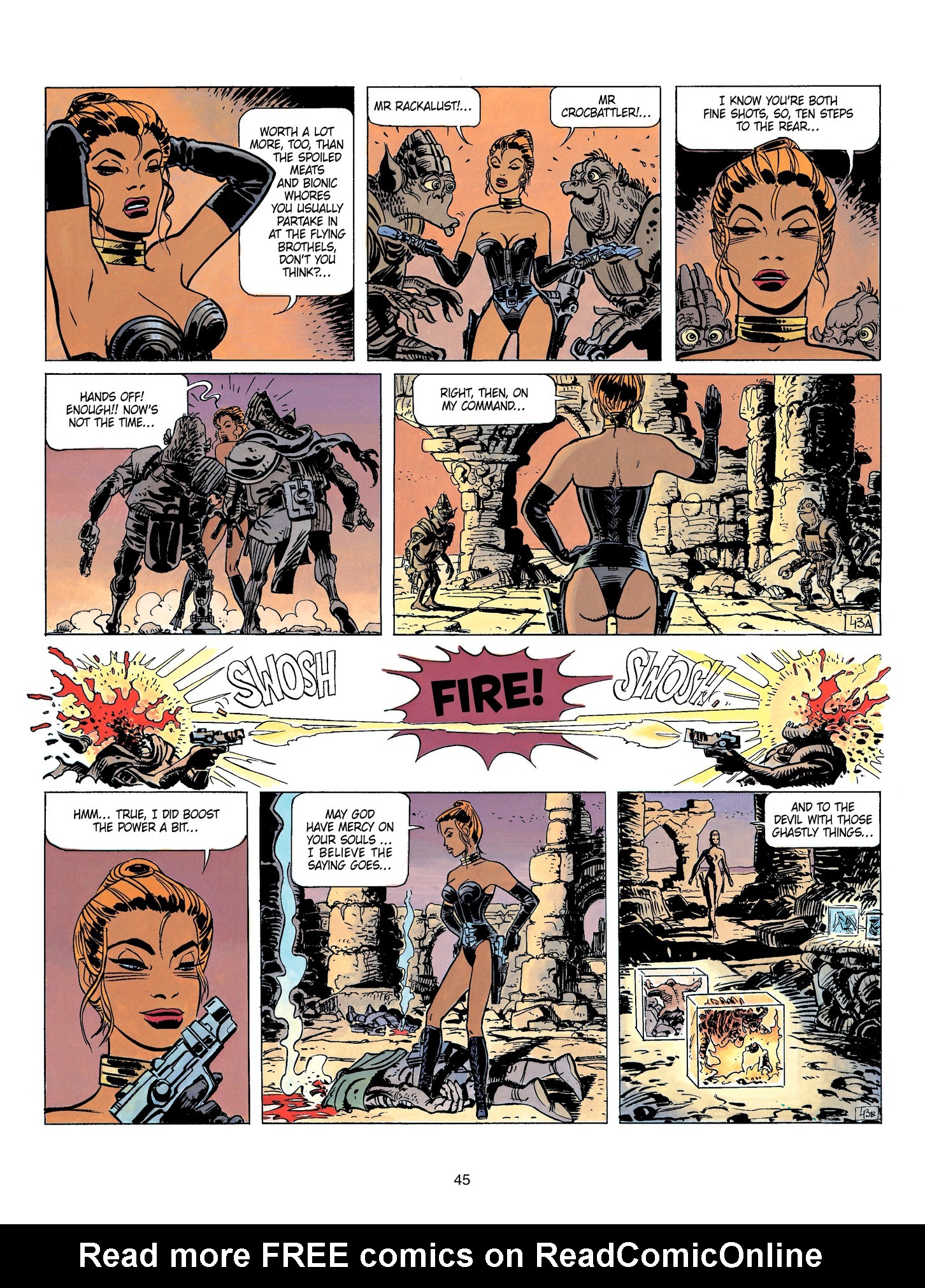 Read online Valerian and Laureline comic -  Issue #10 - 45