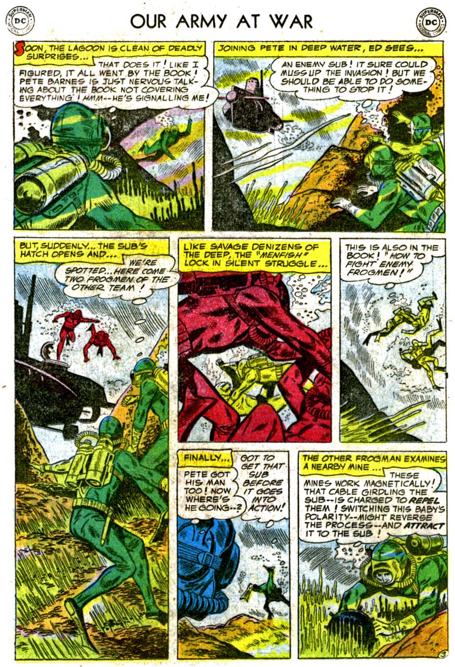 Read online Our Army at War (1952) comic -  Issue #40 - 21