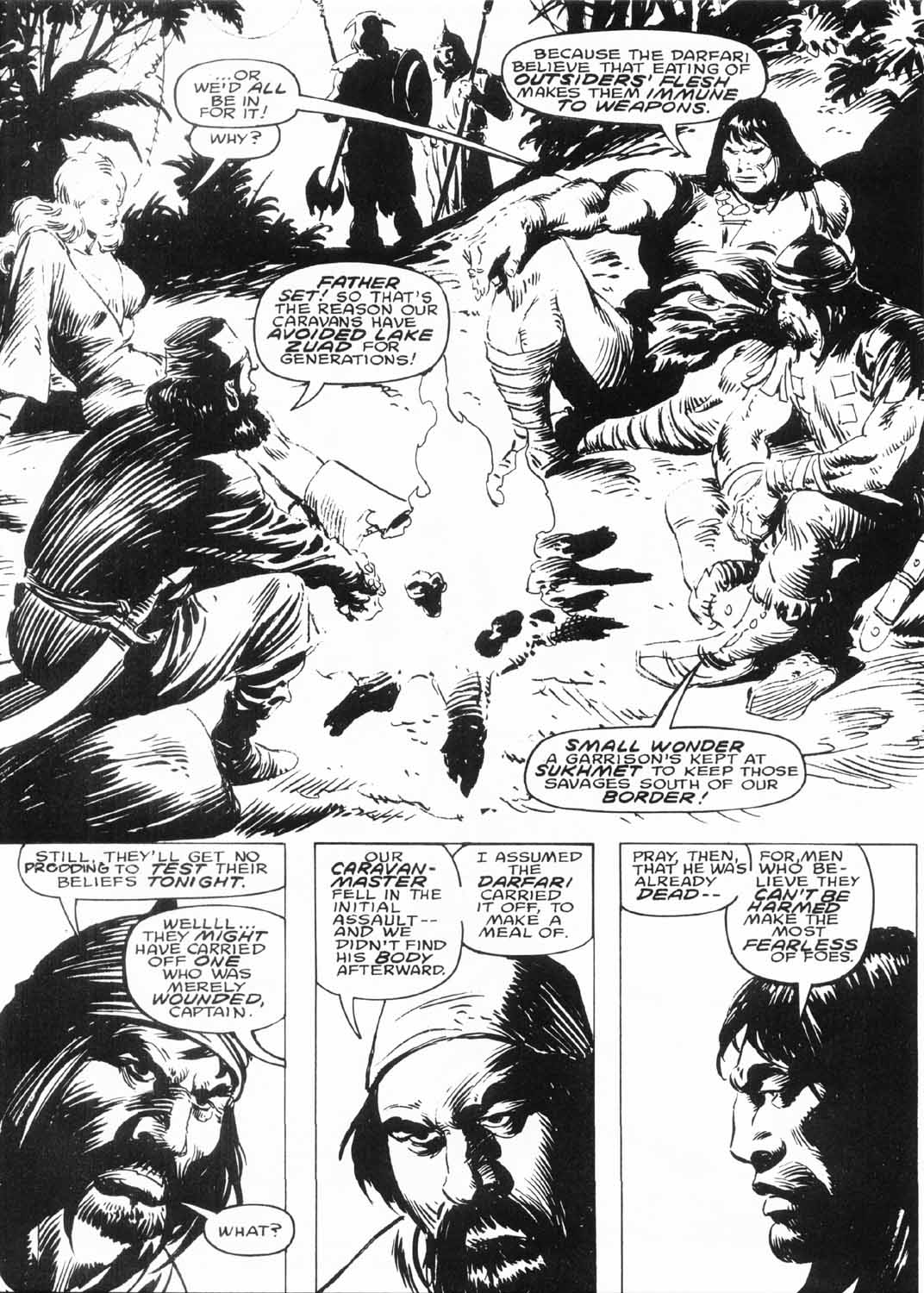 Read online The Savage Sword Of Conan comic -  Issue #225 - 12