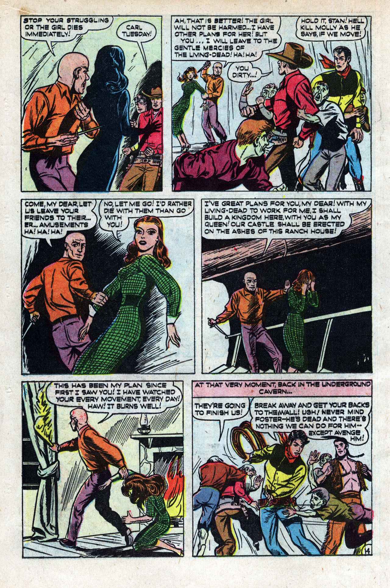 Read online Tex Morgan comic -  Issue #8 - 16