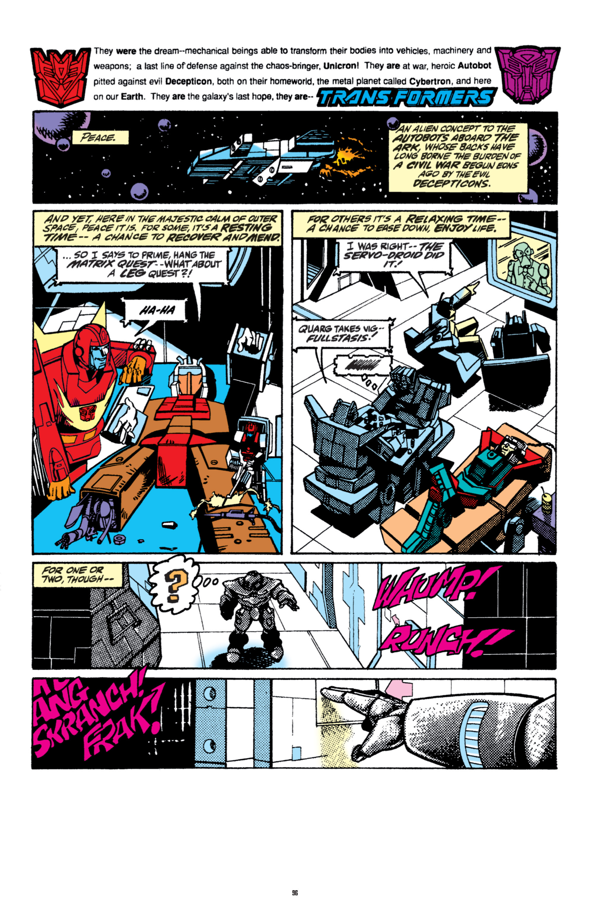 Read online The Transformers Classics comic -  Issue # TPB 6 - 96
