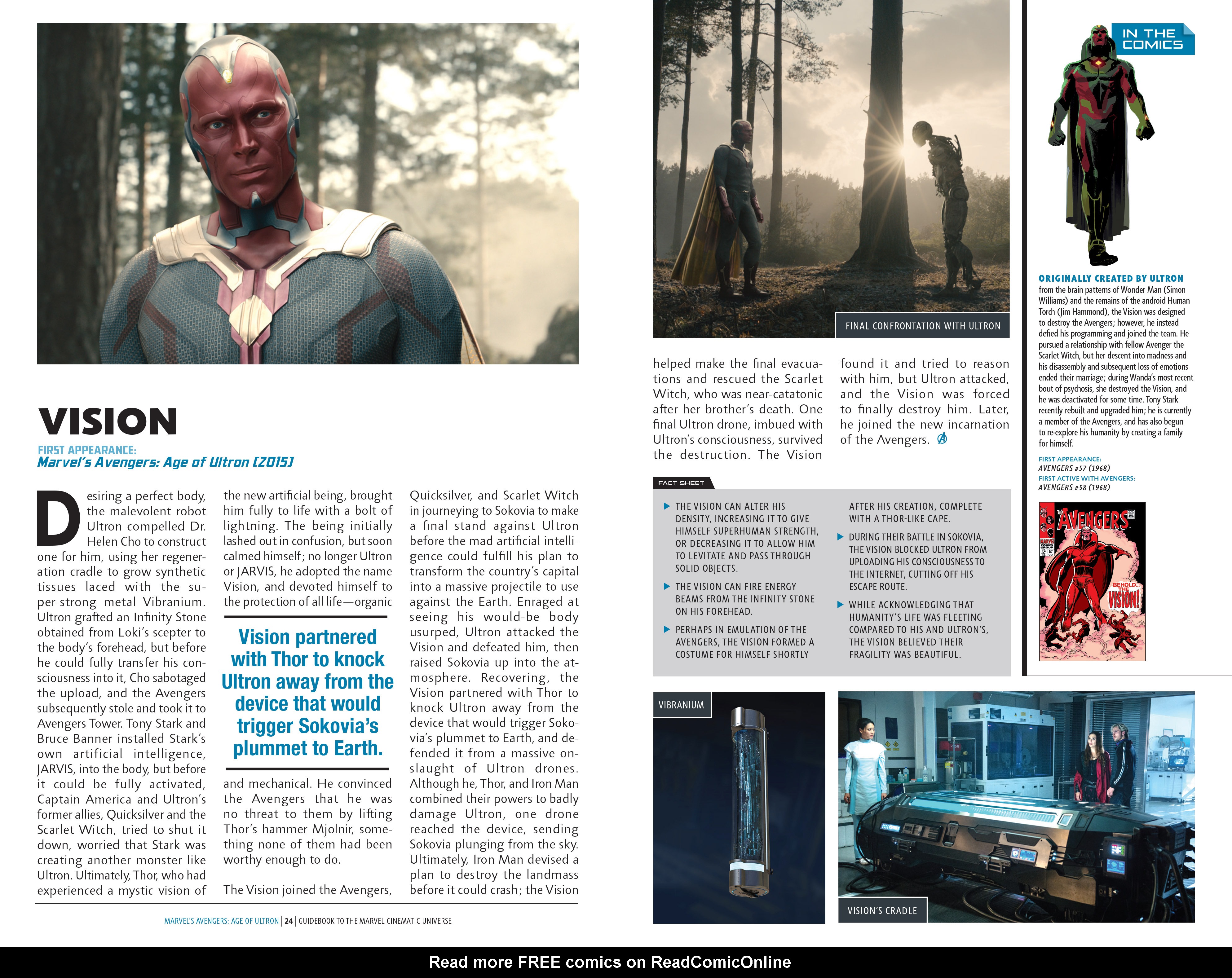 Read online Guidebook To the Marvel Cinematic Universe – Marvel's Avengers: Age of Ultron comic -  Issue # Full - 22